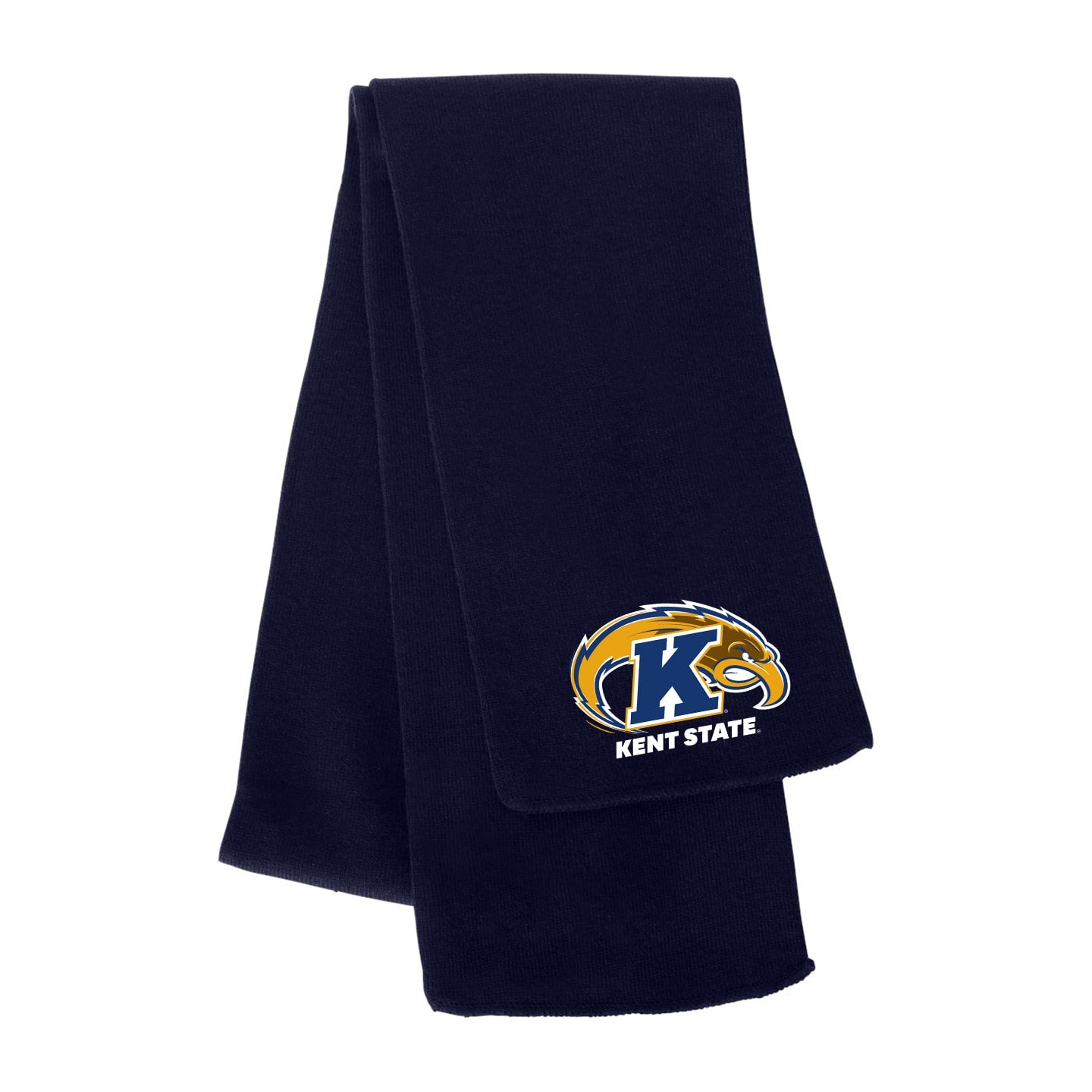 Primary Logo Navy Knit Scarf