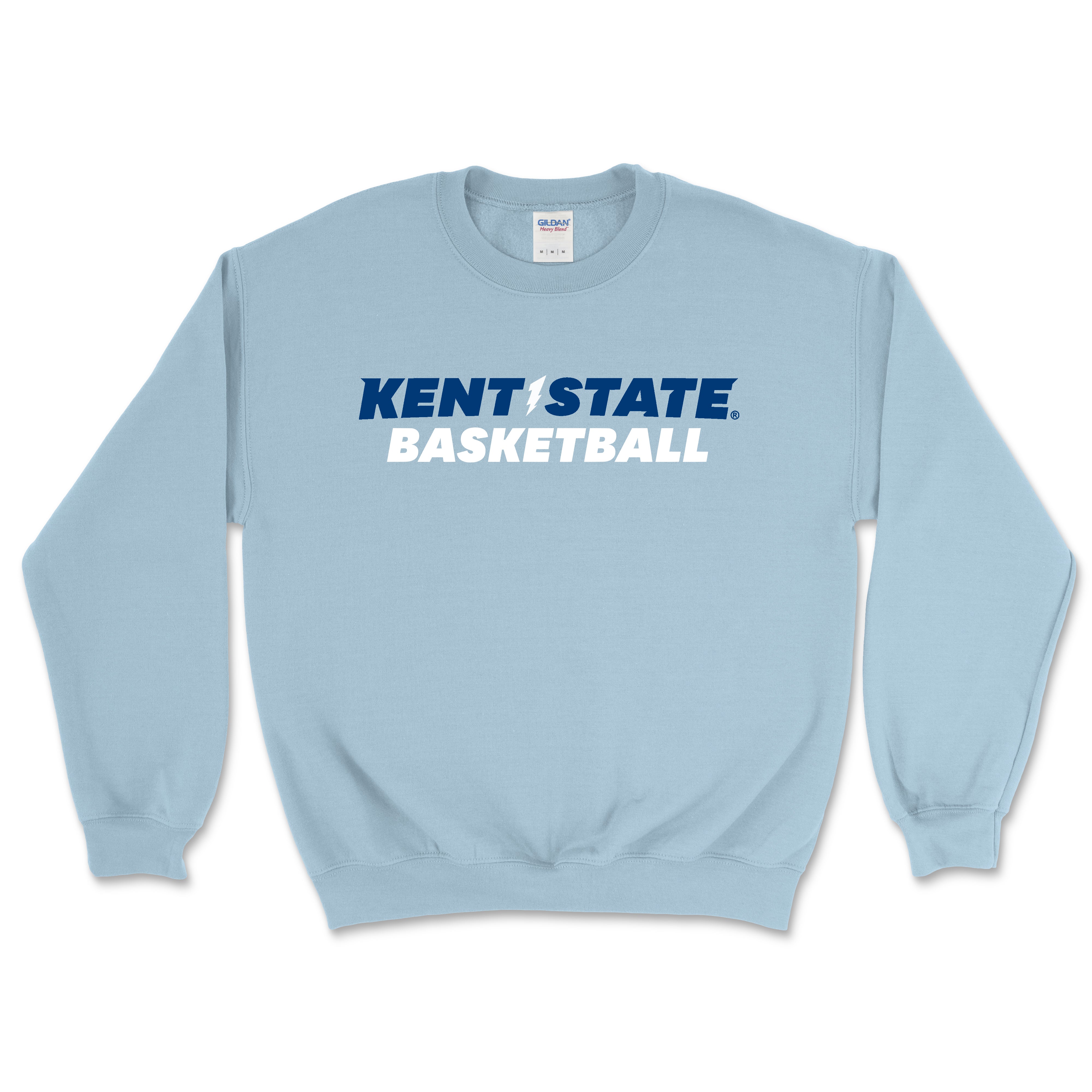 Kent State Light Blue Basketball Crewneck Sweatshirt