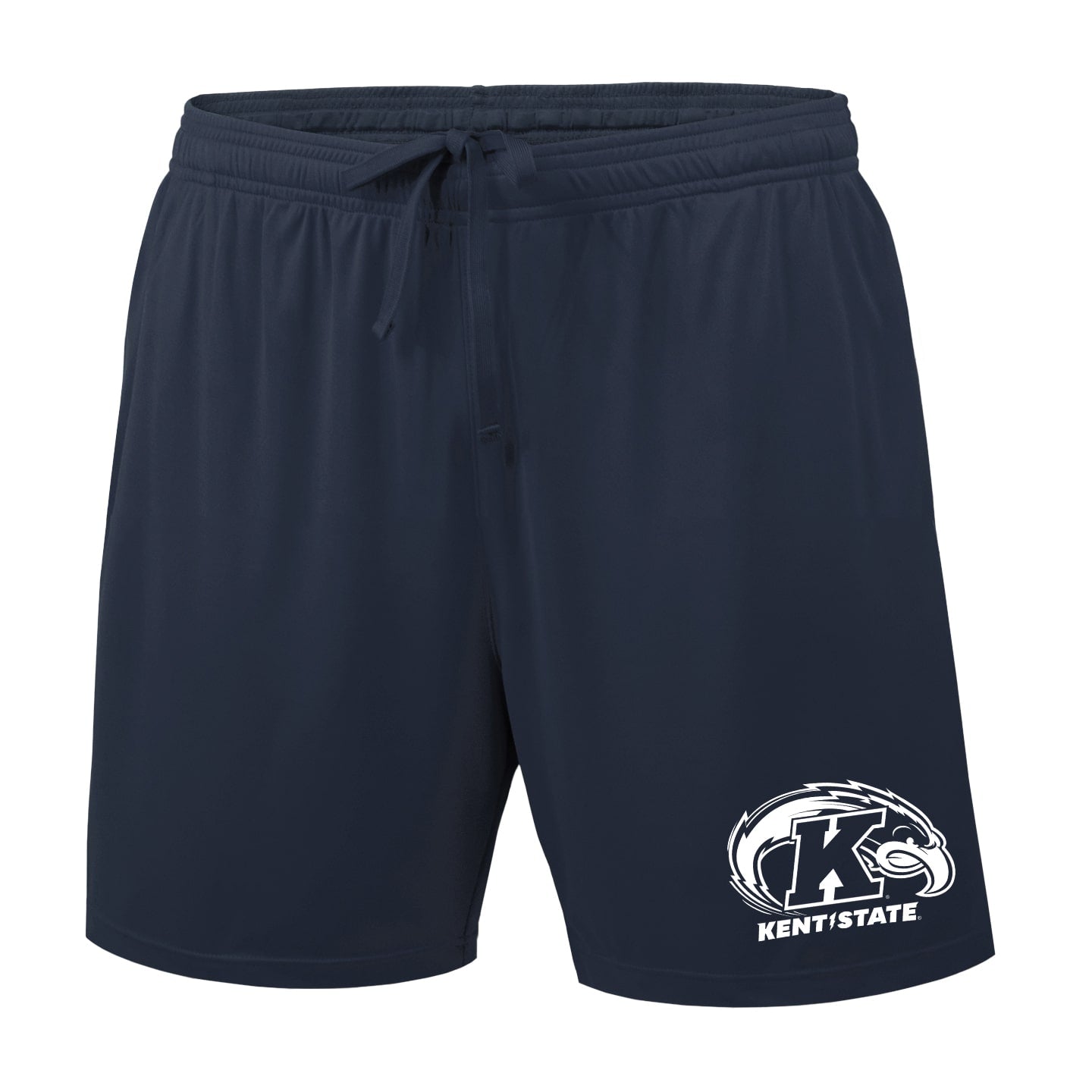 Kent State Navy 5 Inch Inseam Shorts