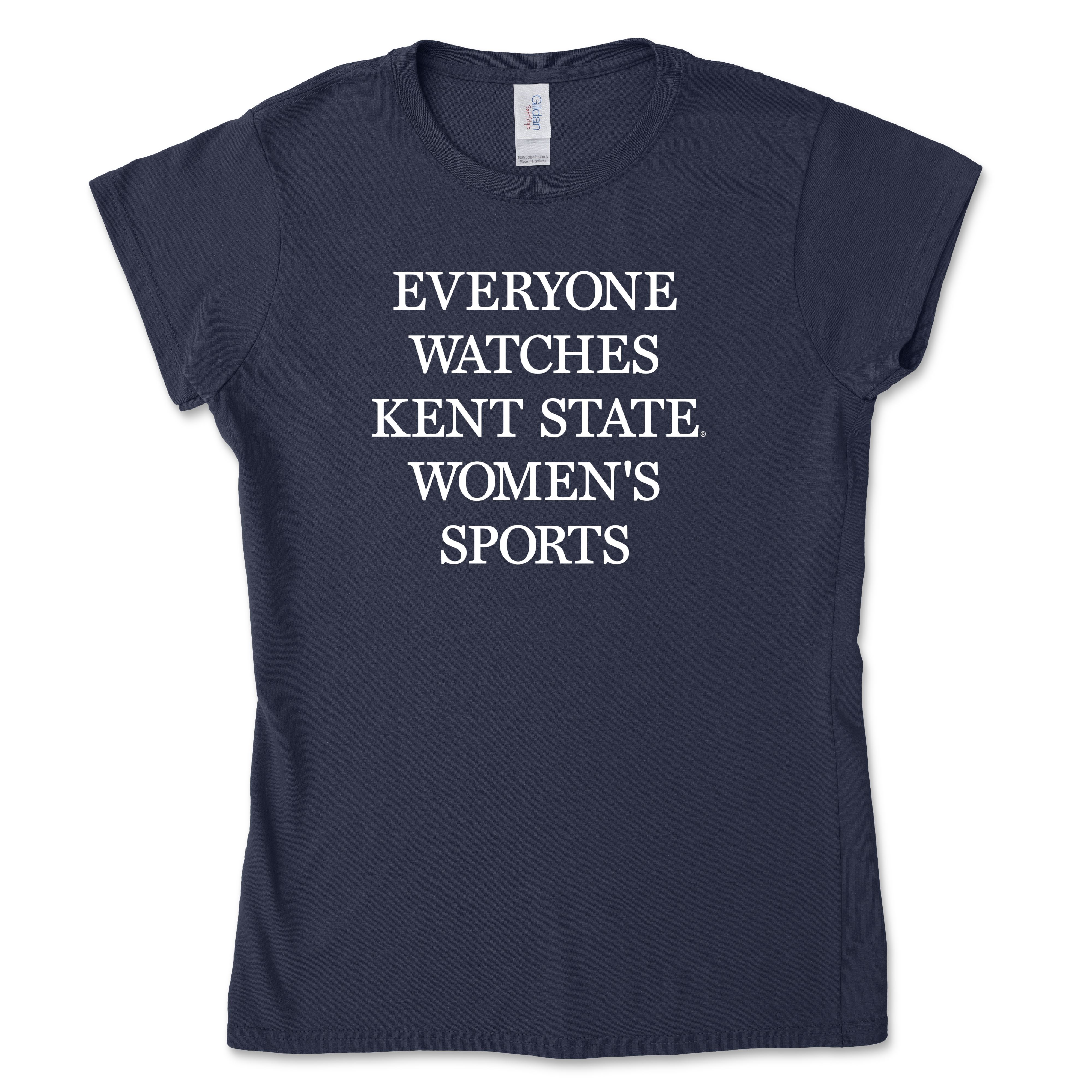 Everyone Watches Womens Sports Navy Ladies Fit