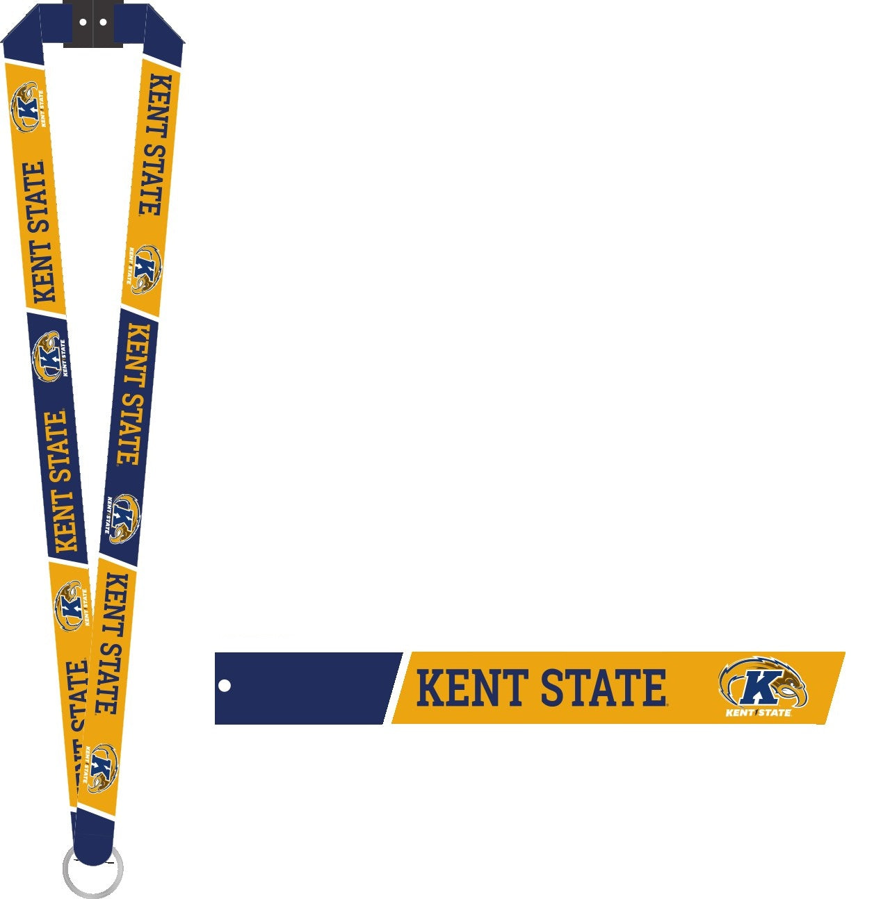 Kent State Lanyard With Buckle
