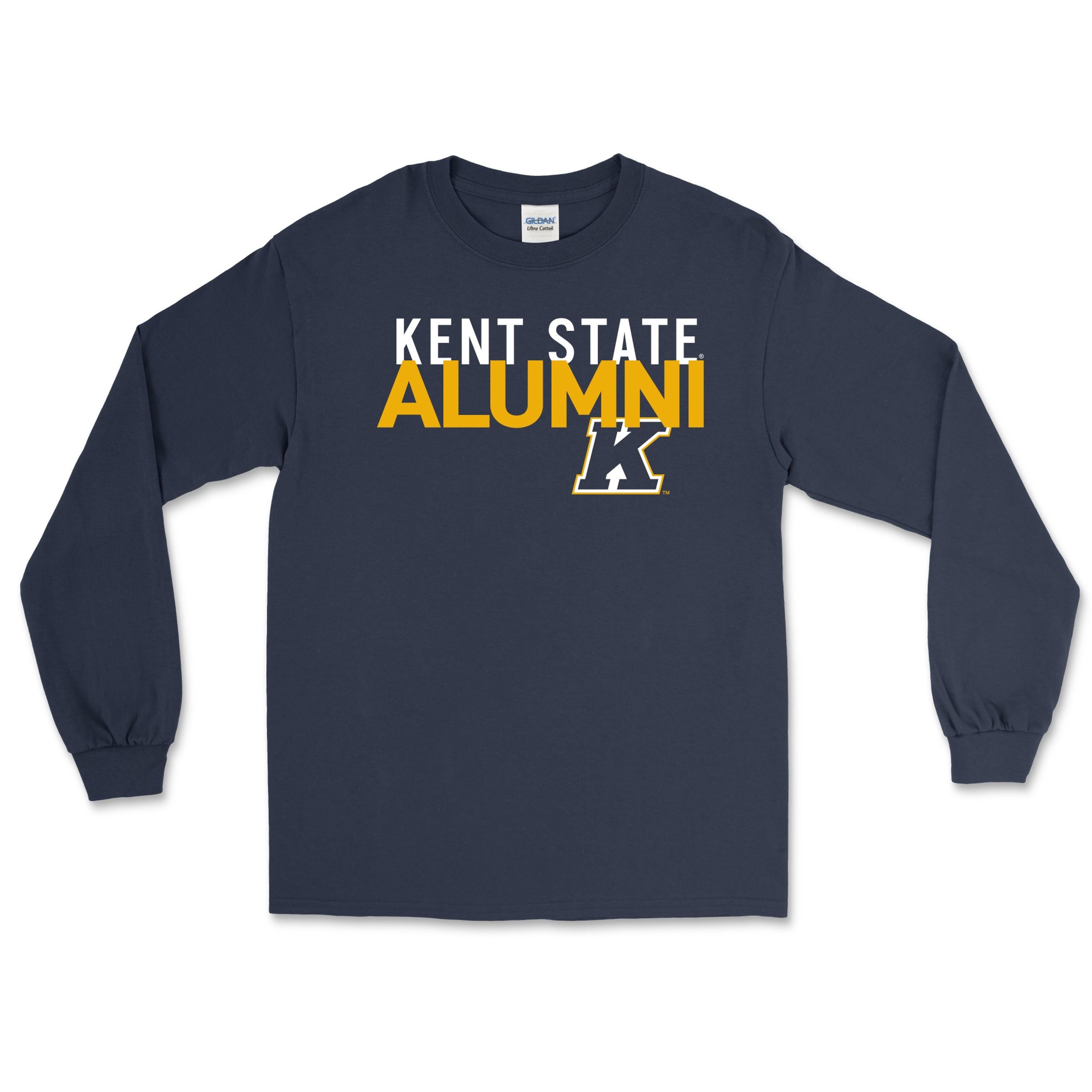 Kent State Navy Alumni Long Sleeve T-Shirt