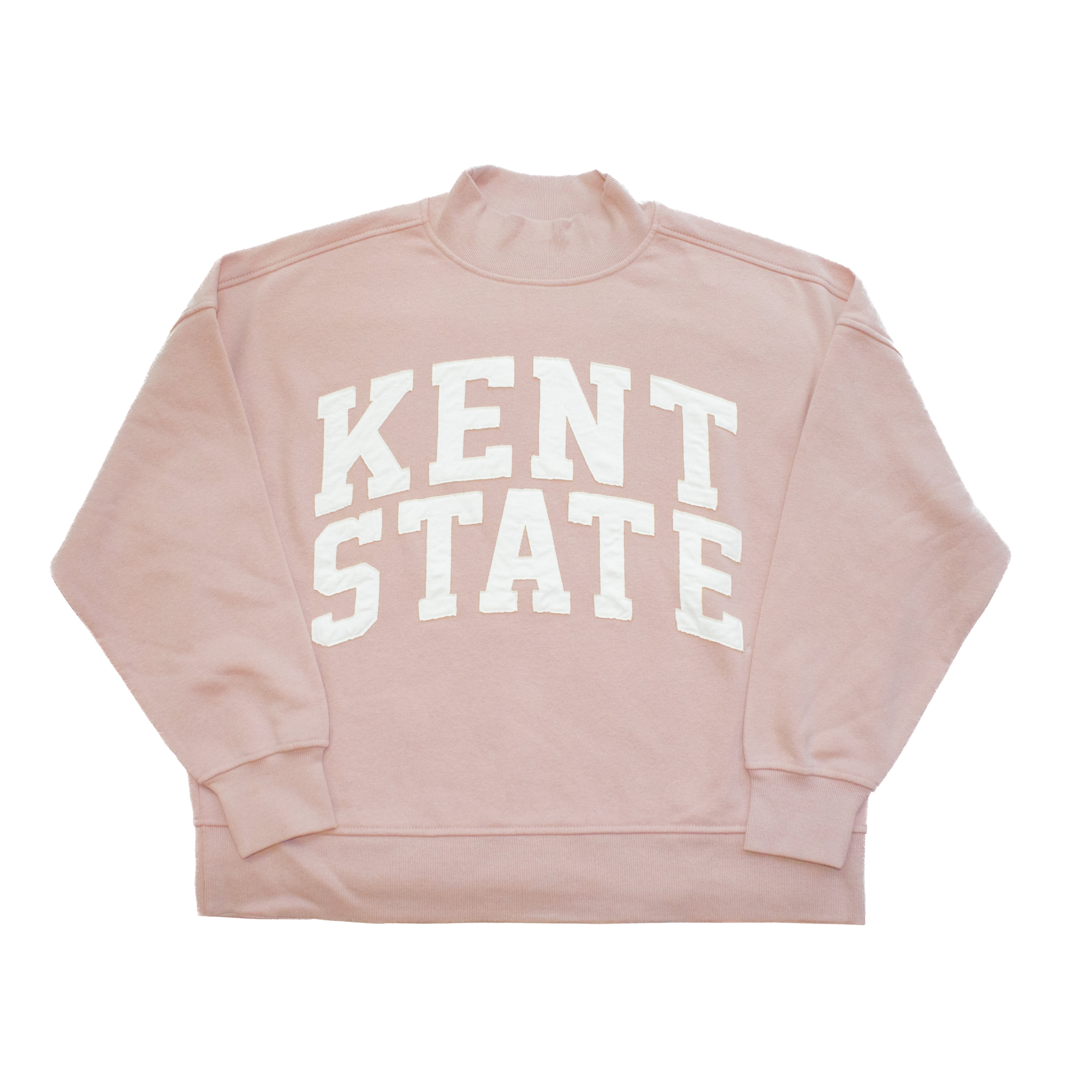 Kent State Dusty Rose Mockneck