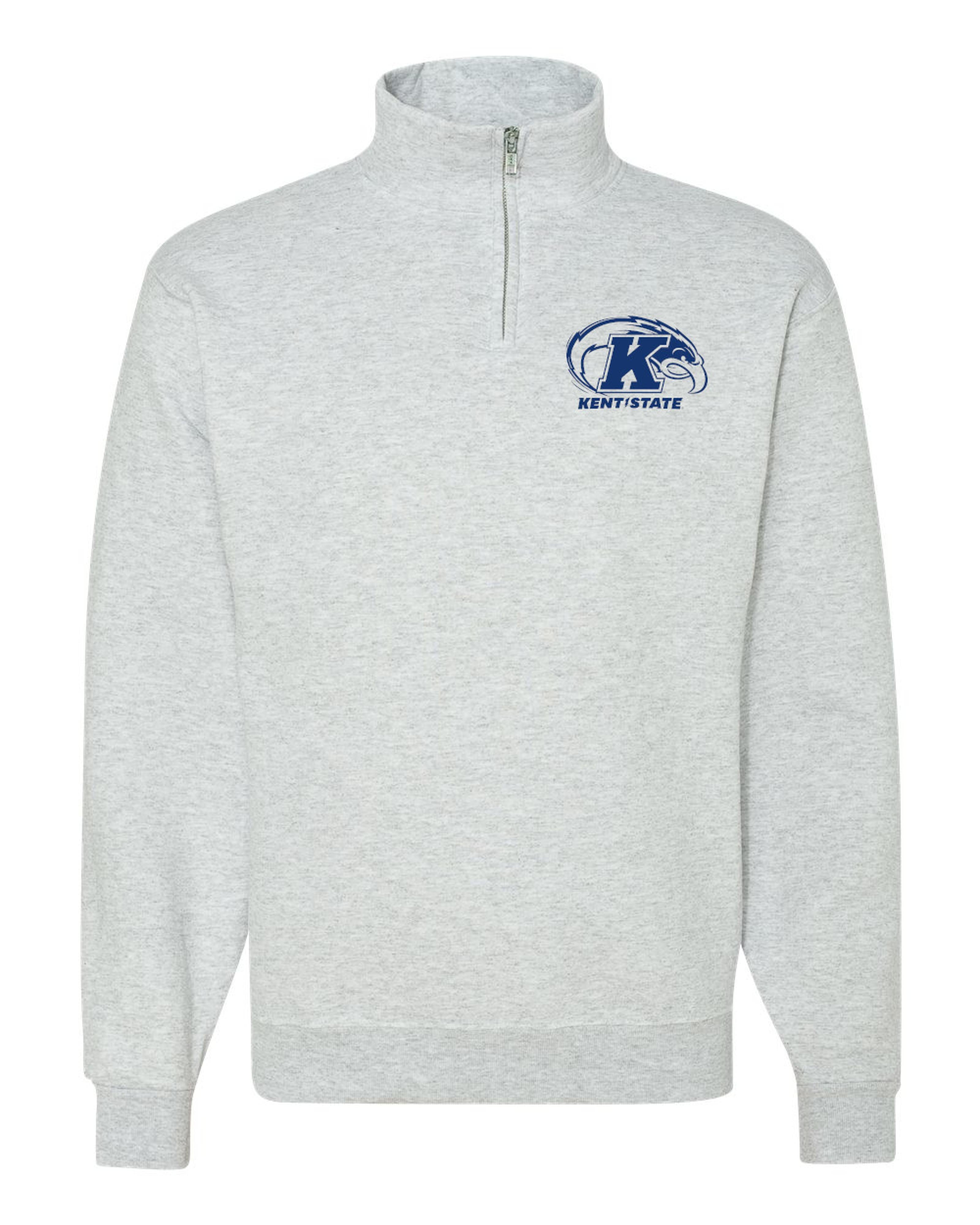 Ash Kent State Golden Flashes Quarter Zip
