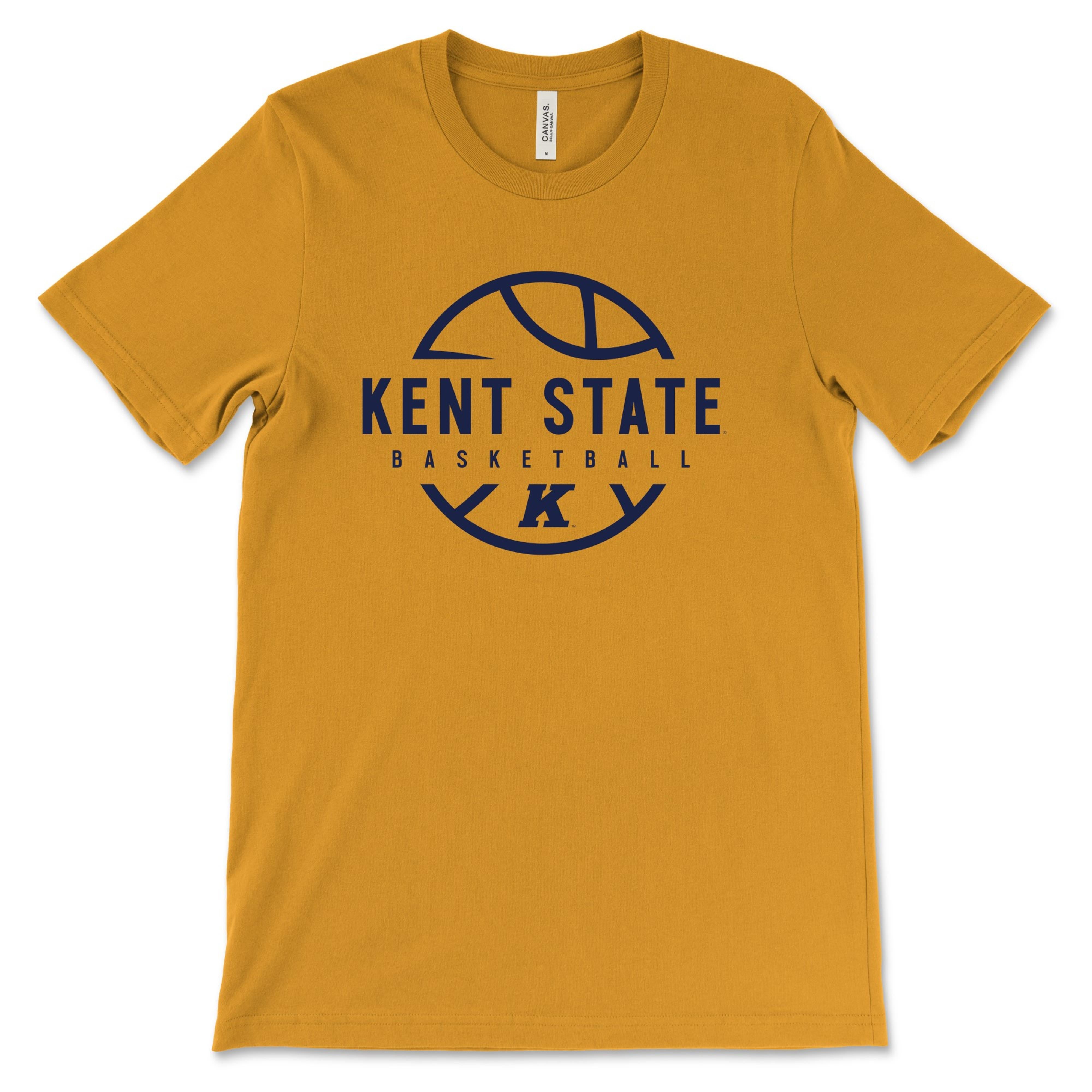 Kent State Gold Basketball T-Shirt