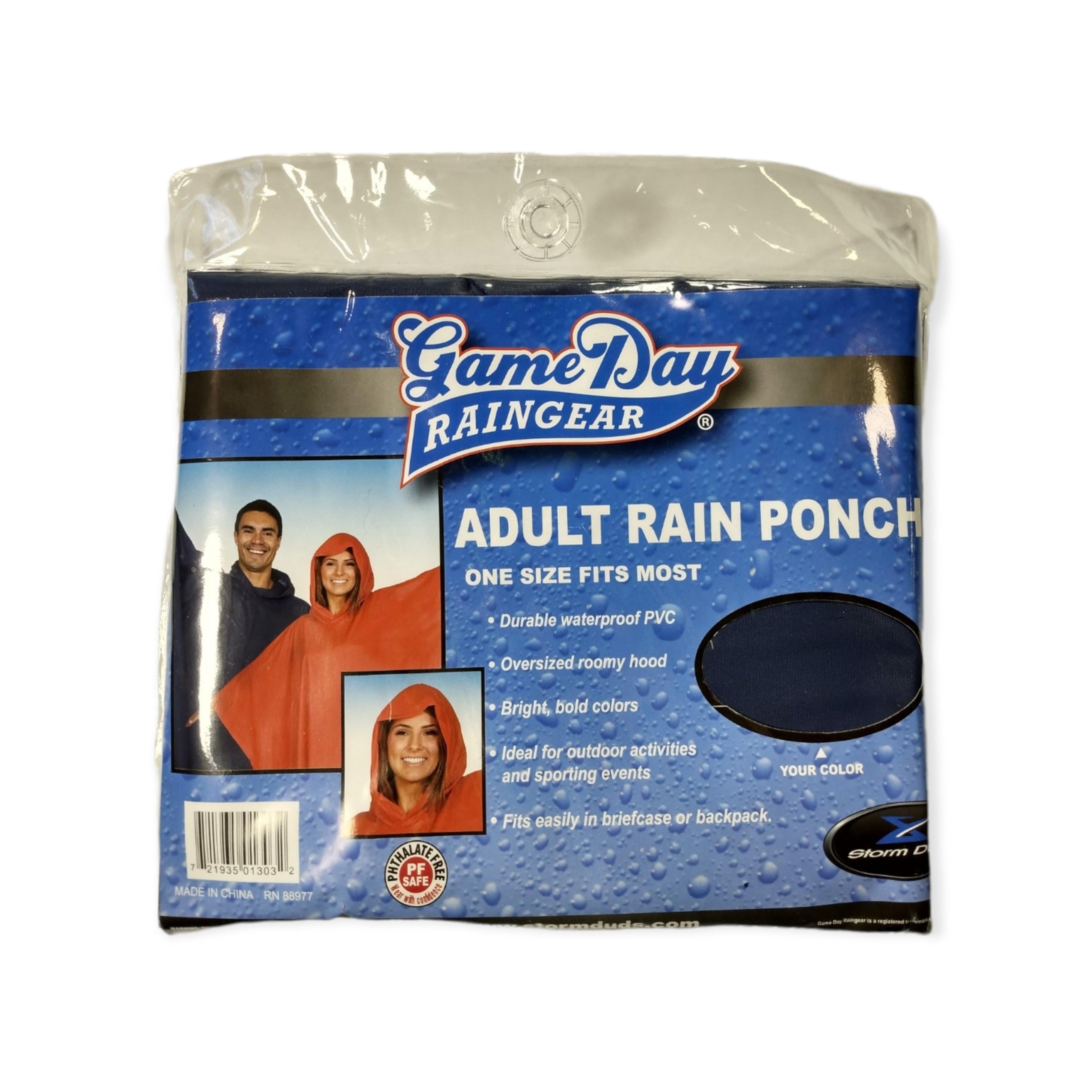 Kent Navy Blank Poncho