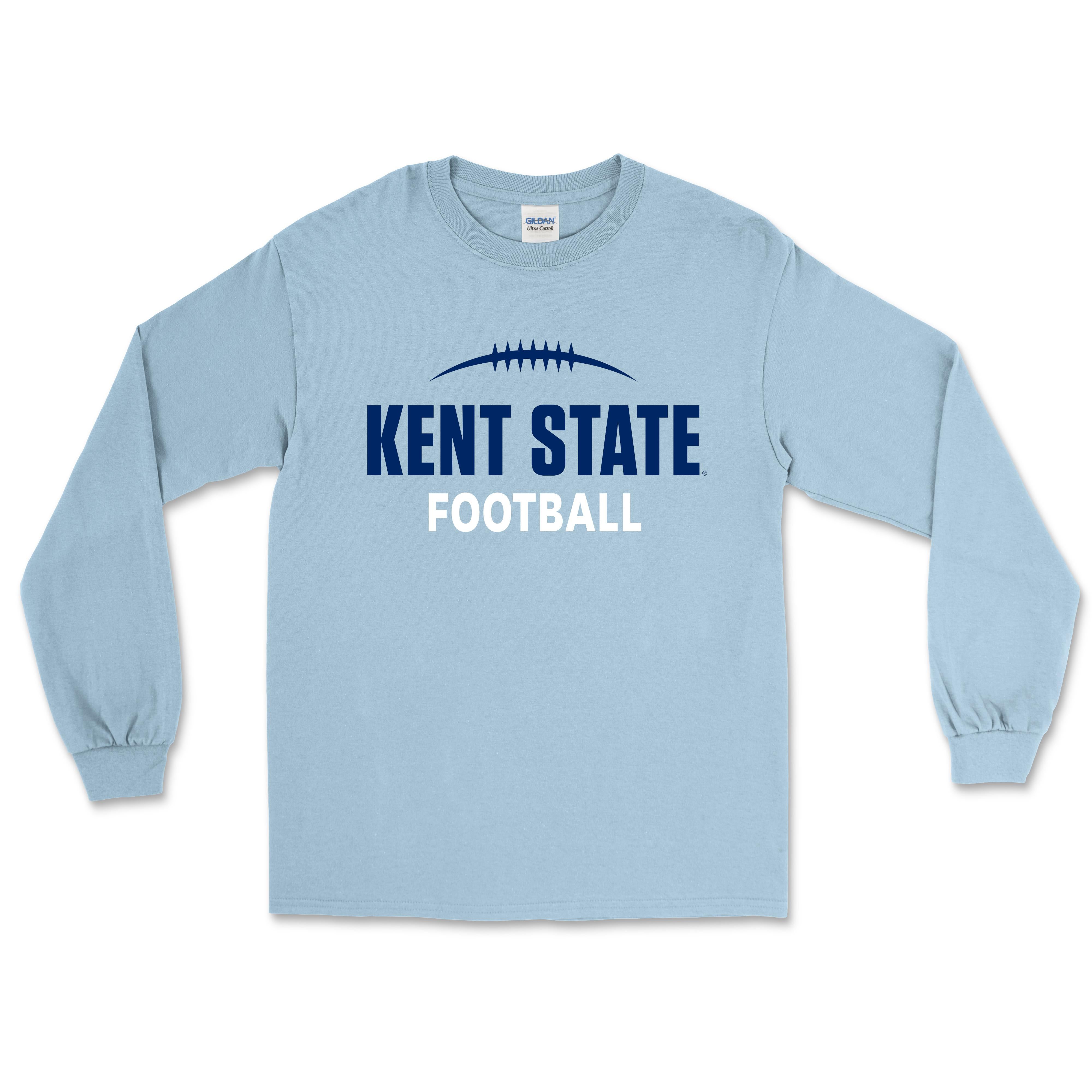 Kent State Light Blue Football Long Sleeve T-Shirt