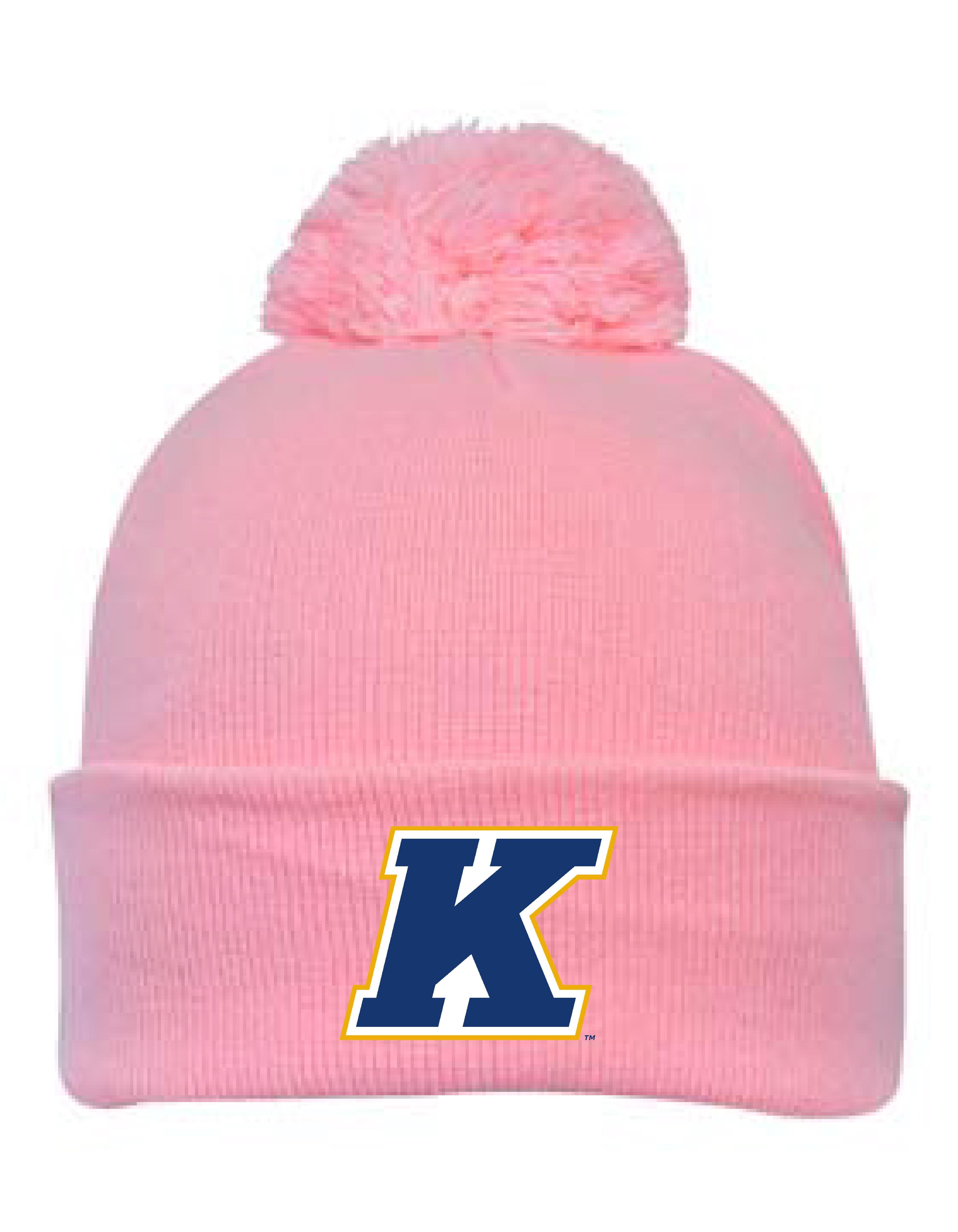 K Logo Pink Pom