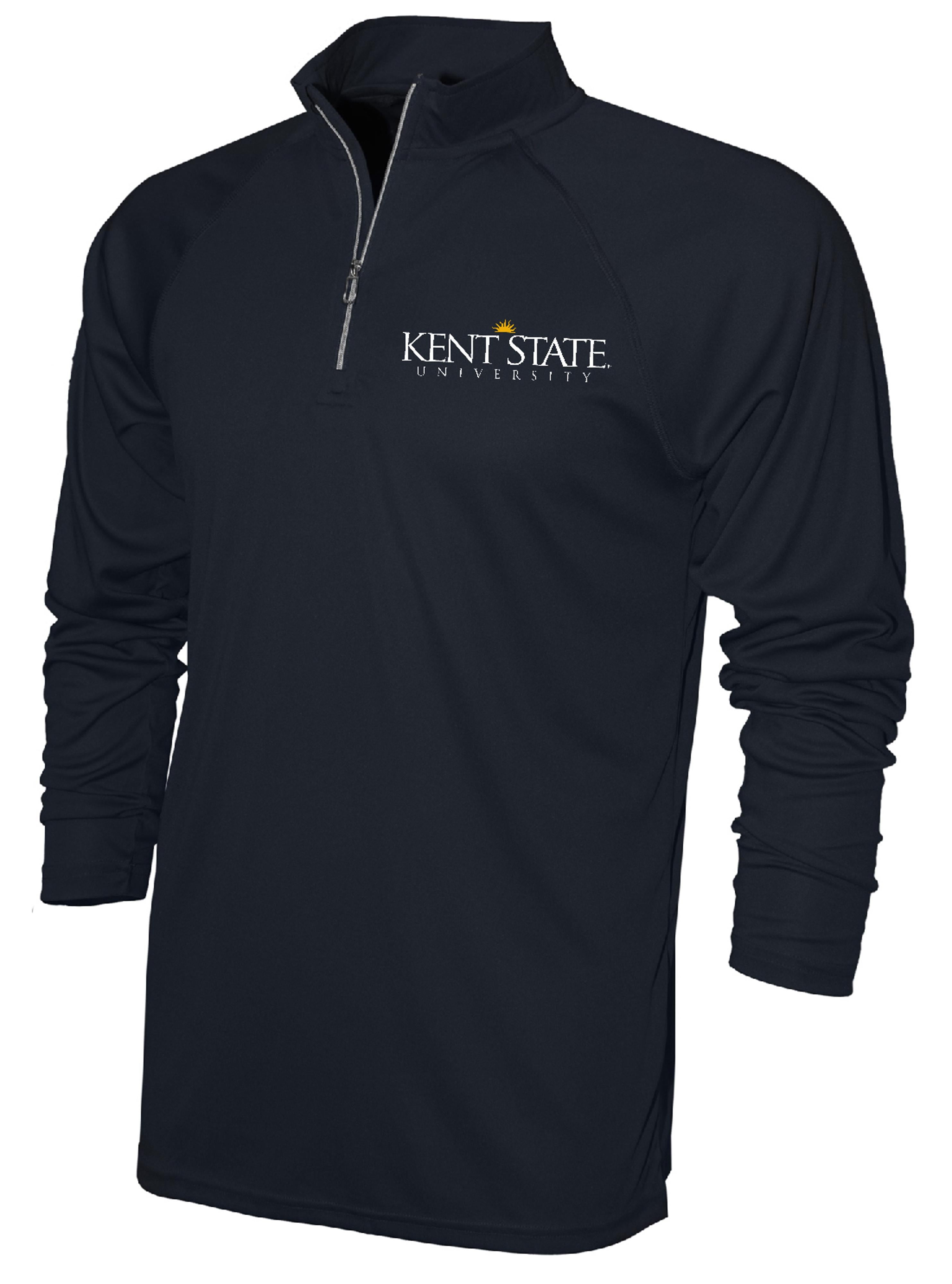 Kent State Navy Sunburst Quarter Zip