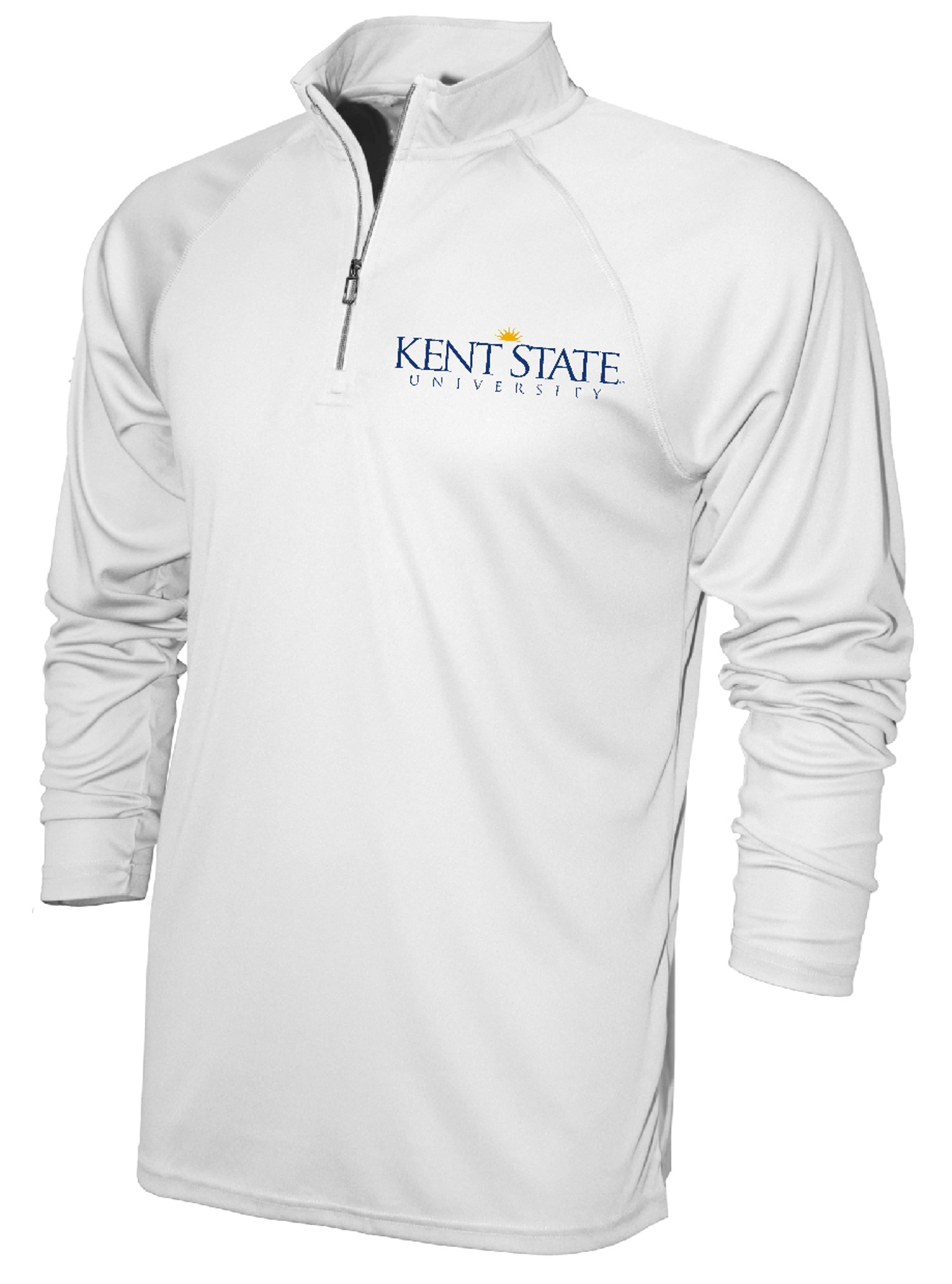 Kent State White Sunburst Quarter Zip