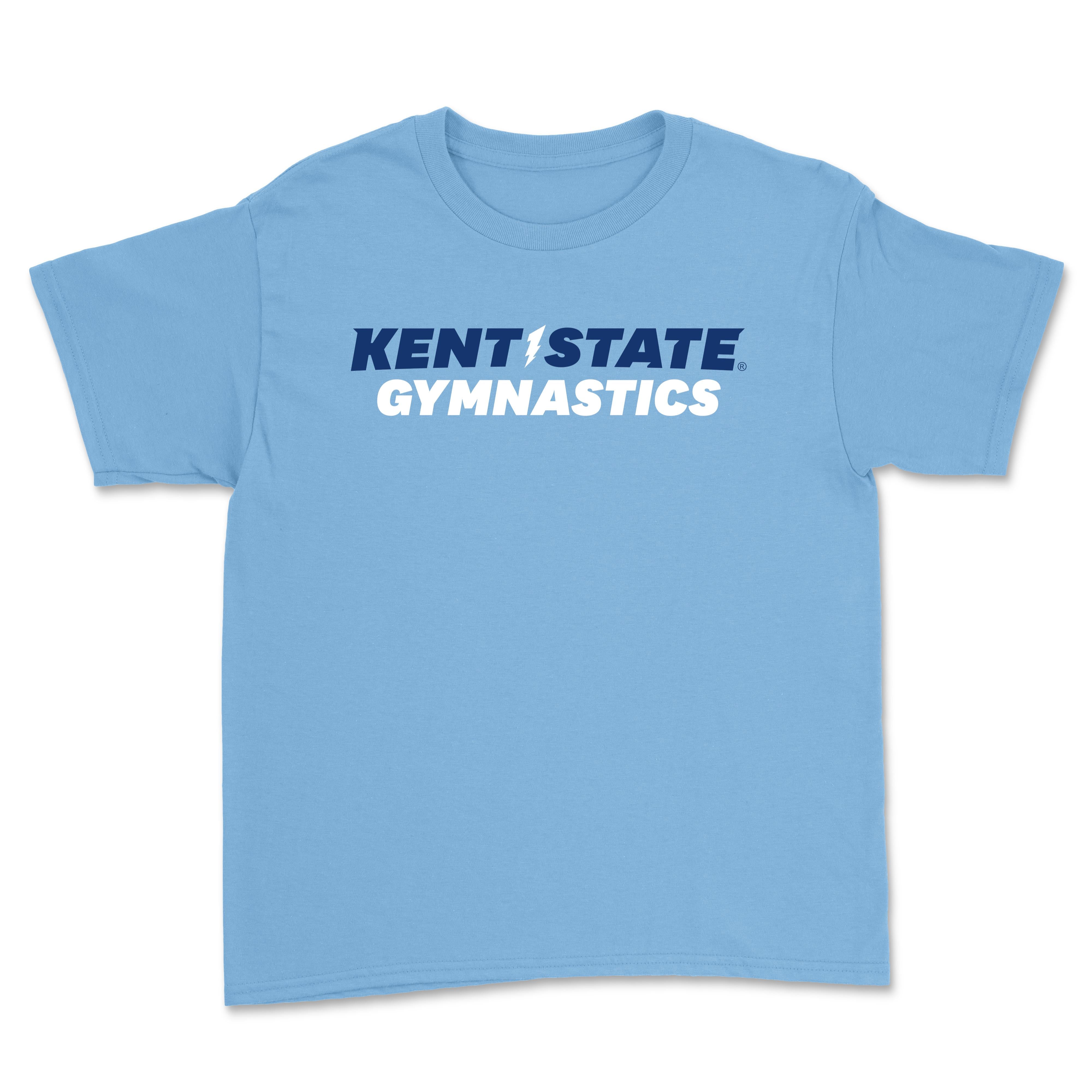 Kent State Youth Light Blue Gymnastics T-Shirt