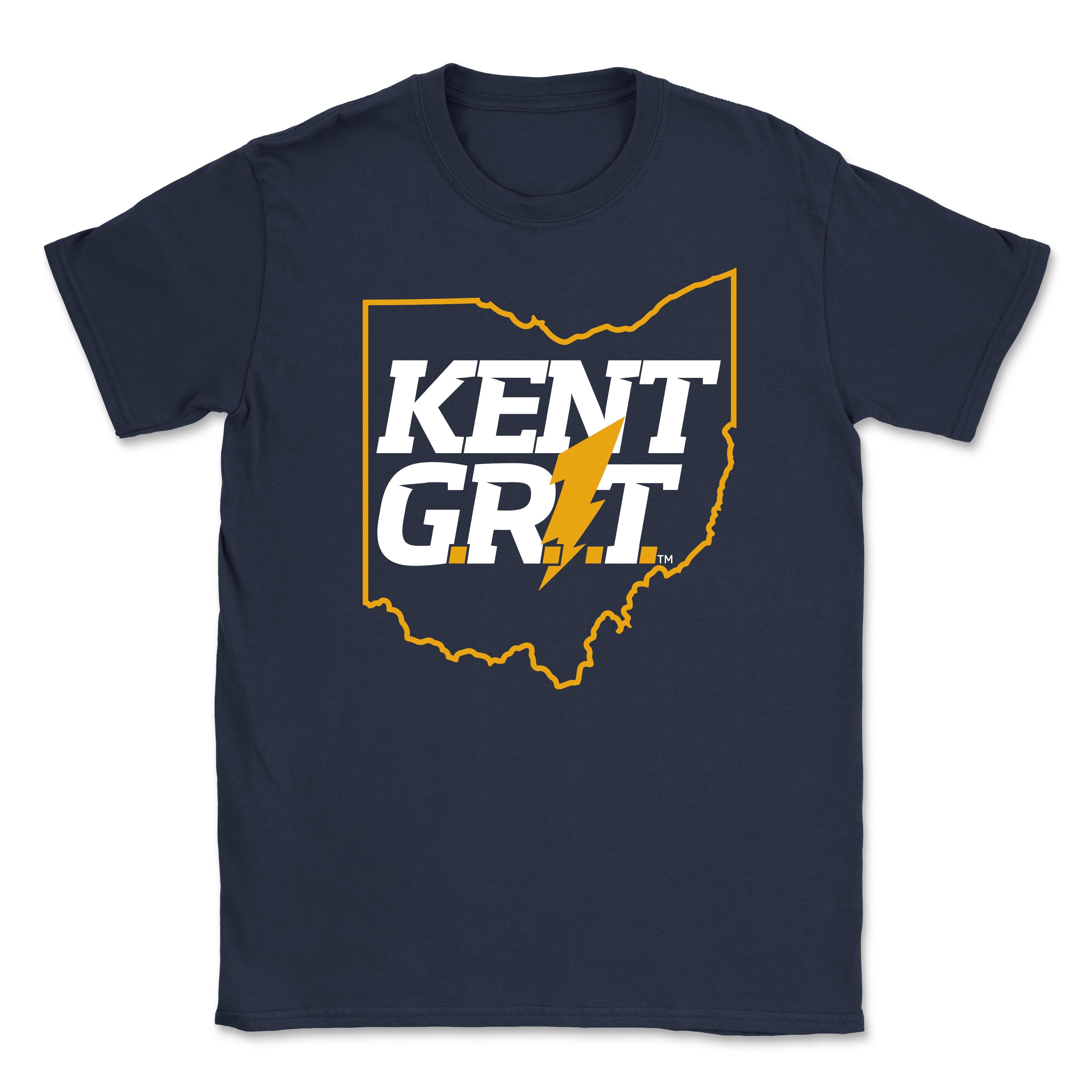 Kent State Navy Grit T-Shirt
