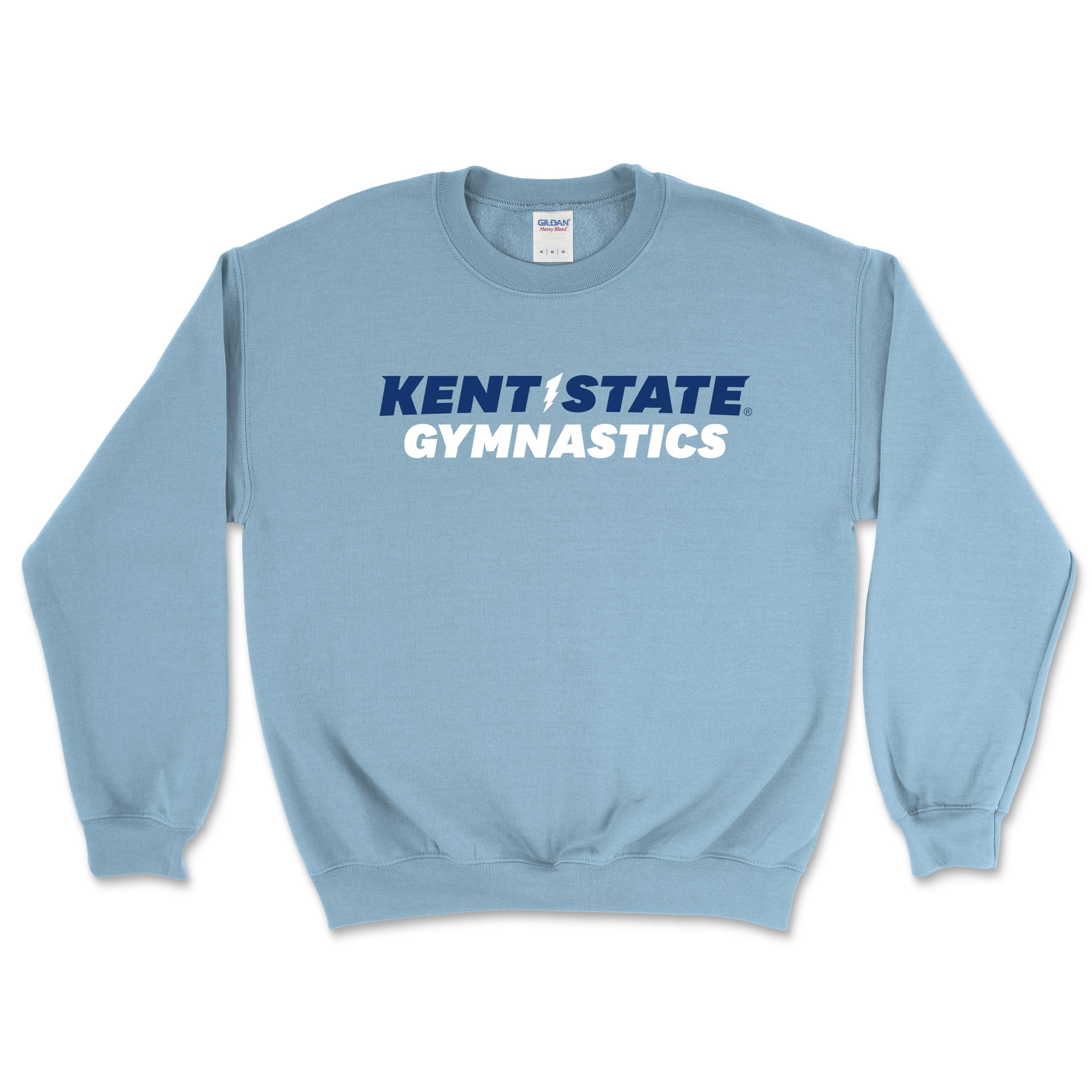 Kent State Light Blue Gymnastics Crewneck Sweatshirt