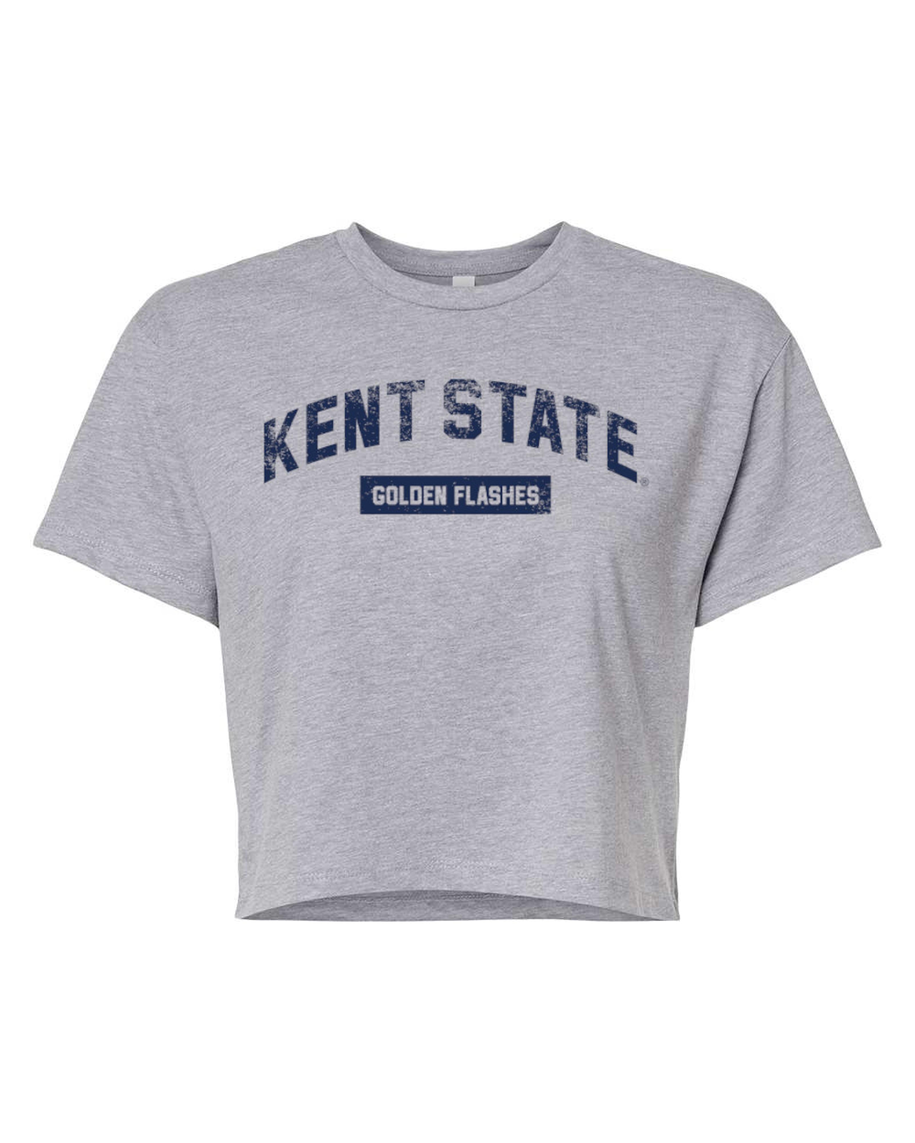 Kent State Over Golden Flashes Box Crop Top