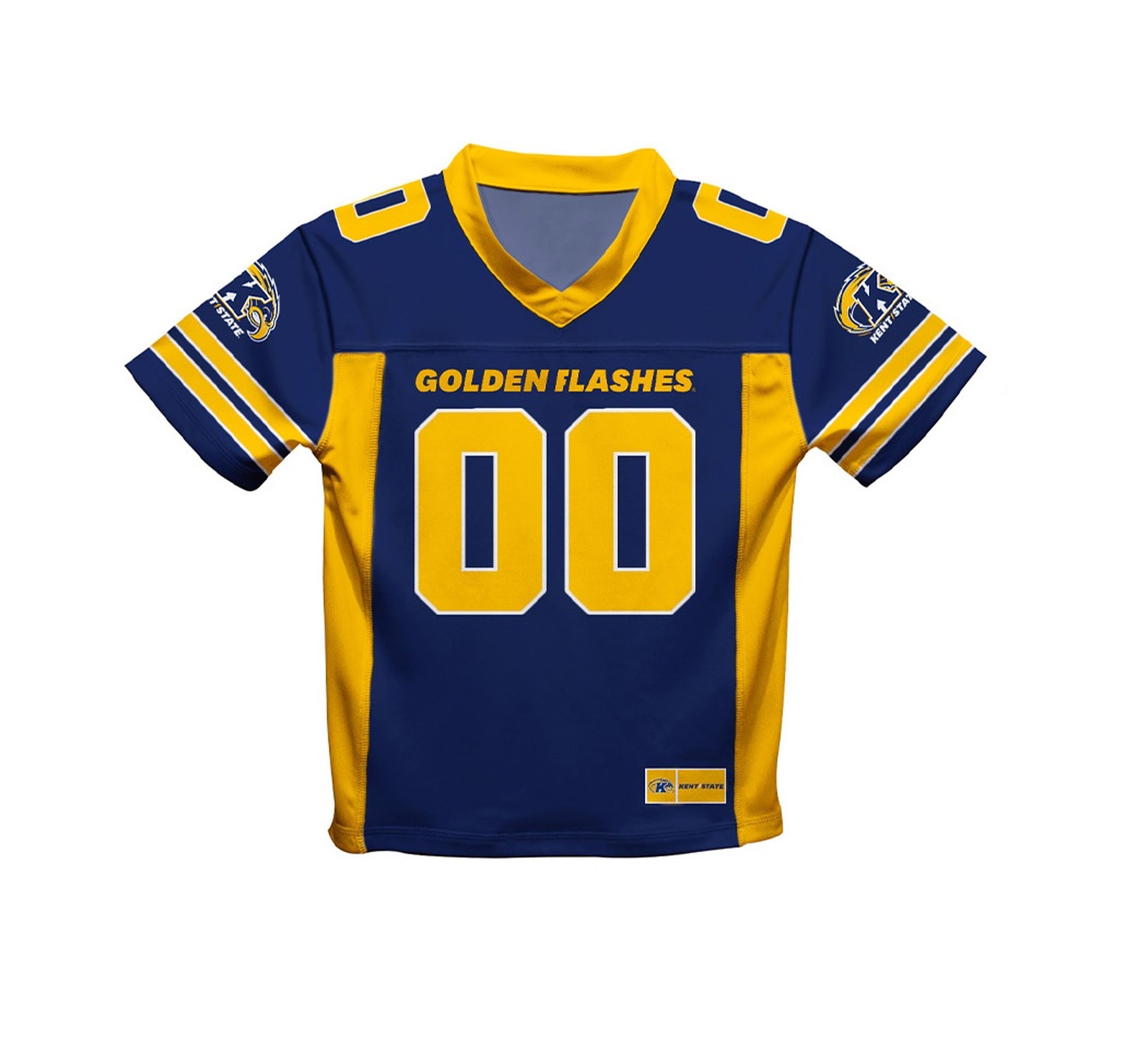 Kent State Navy Youth Football Jersey