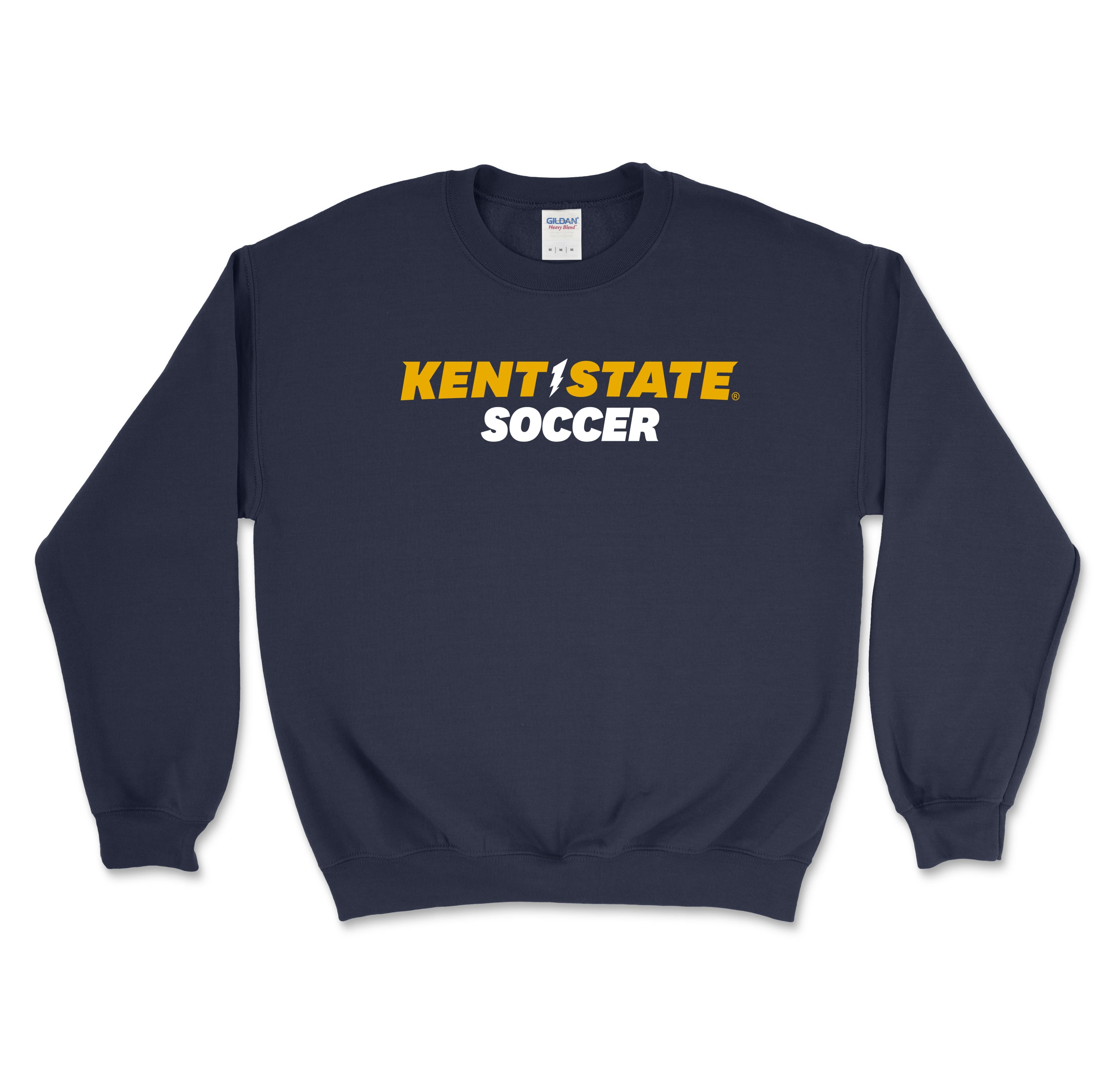 Kent State Navy Soccer Crewneck Sweatshirt