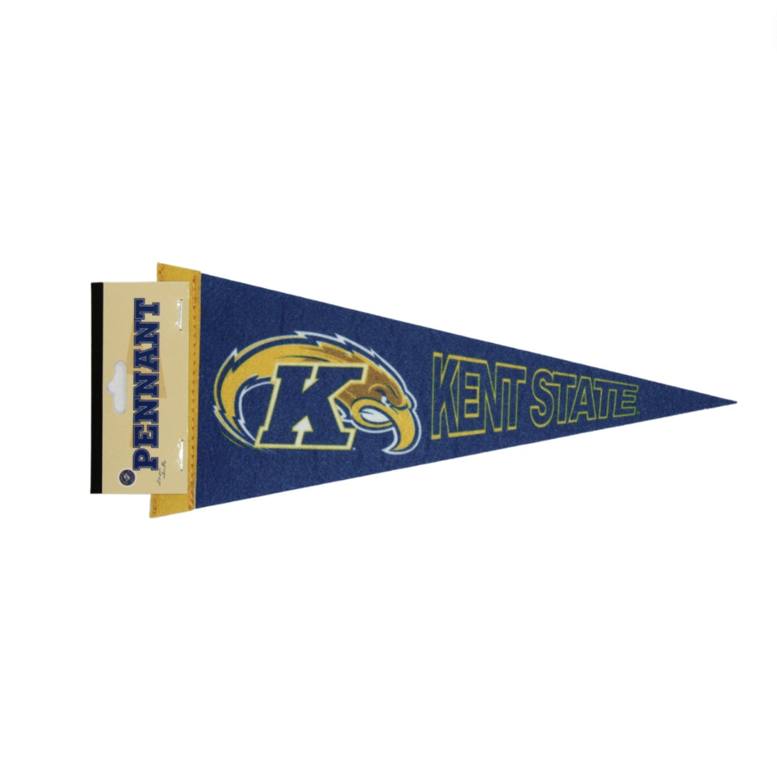 Kent State Navy 4x9 Pennant Flag