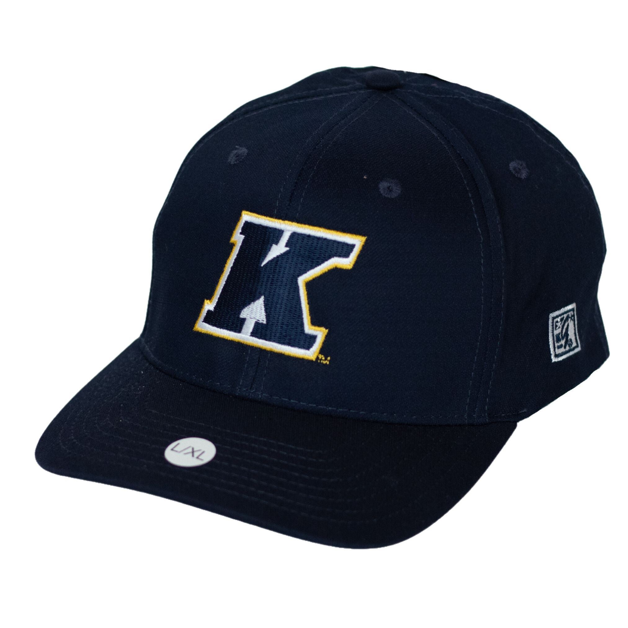 Navy K Logo Flexfit Hat