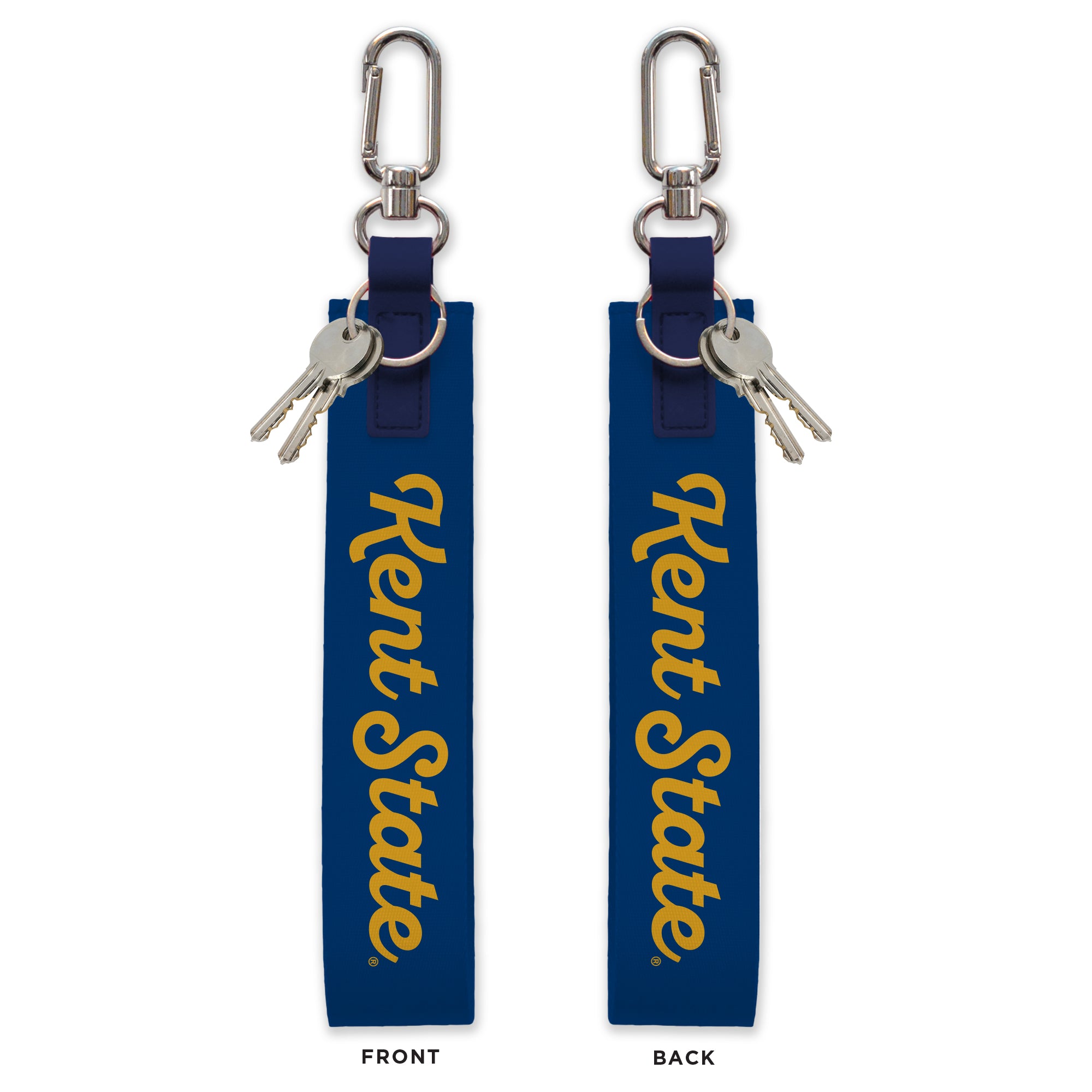 Kent State Oversized Key Strap Script Font