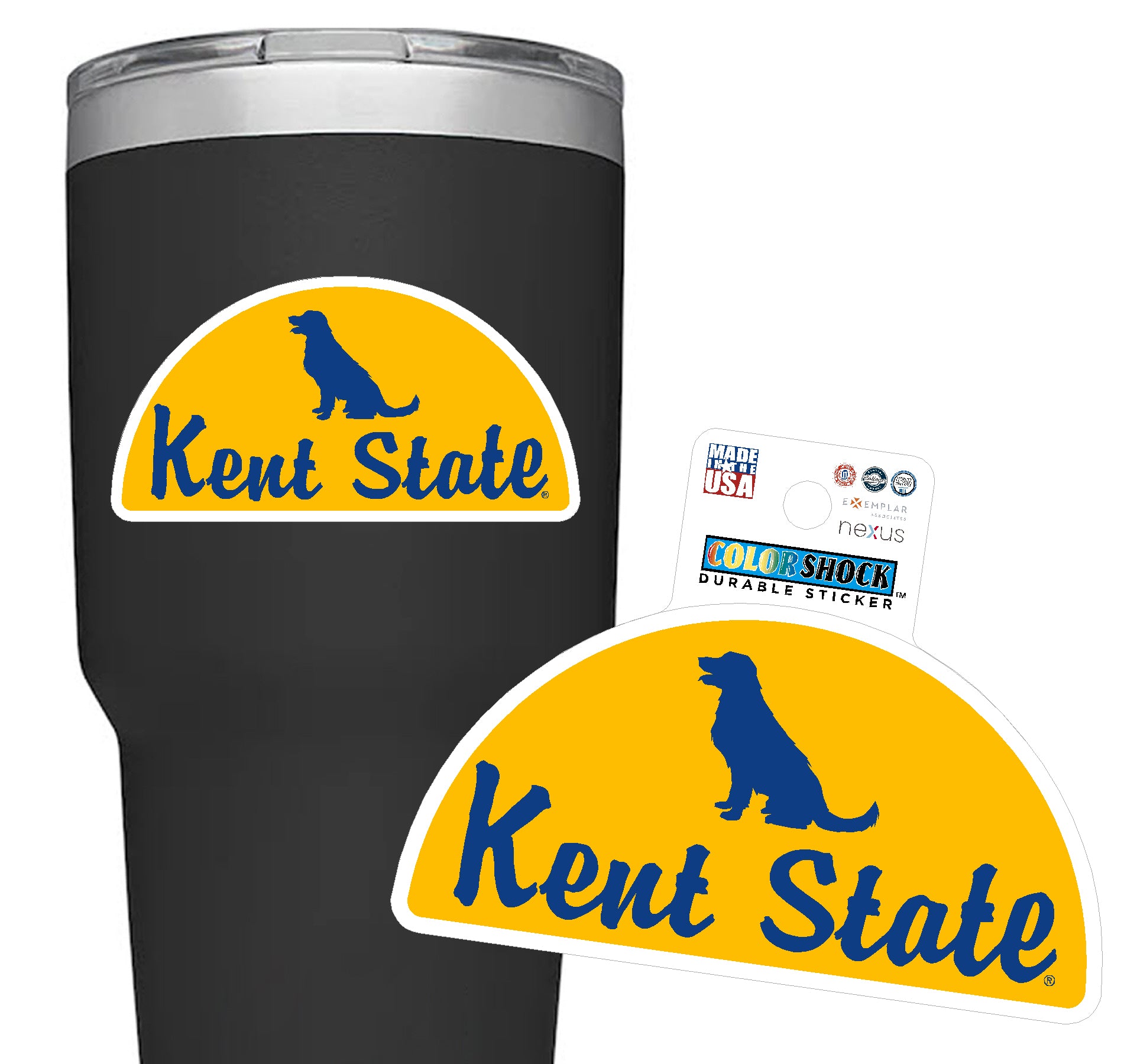 Kent State Dog Sticker