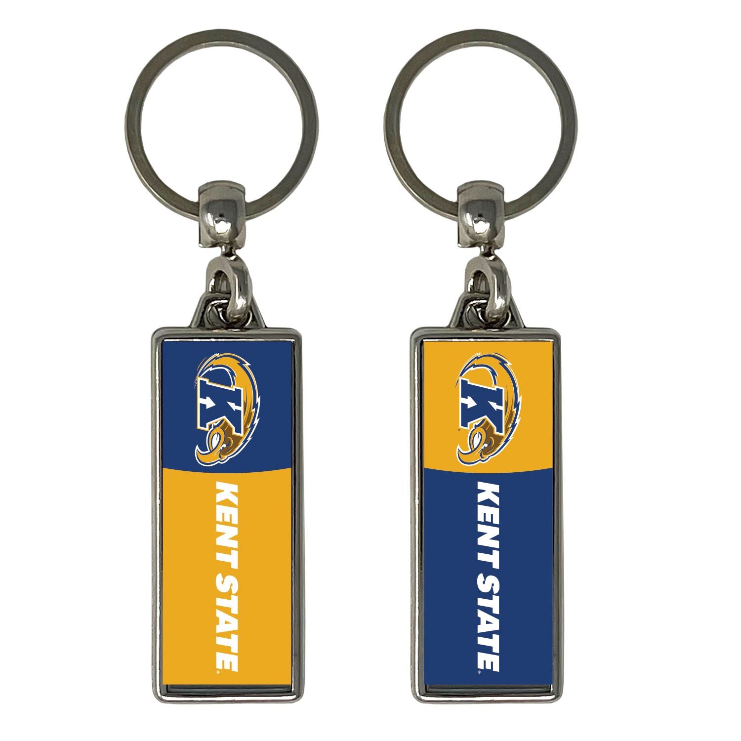 Kent State Metal Thin Key Tag