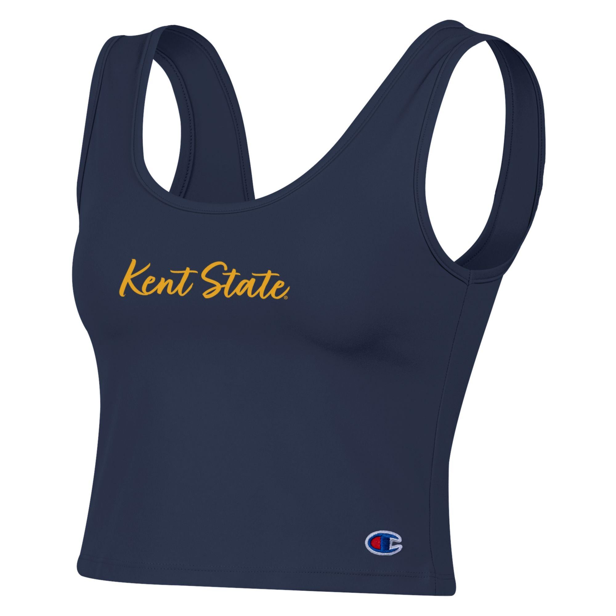 Kent State Navy Scoop Neck Tank By Champion