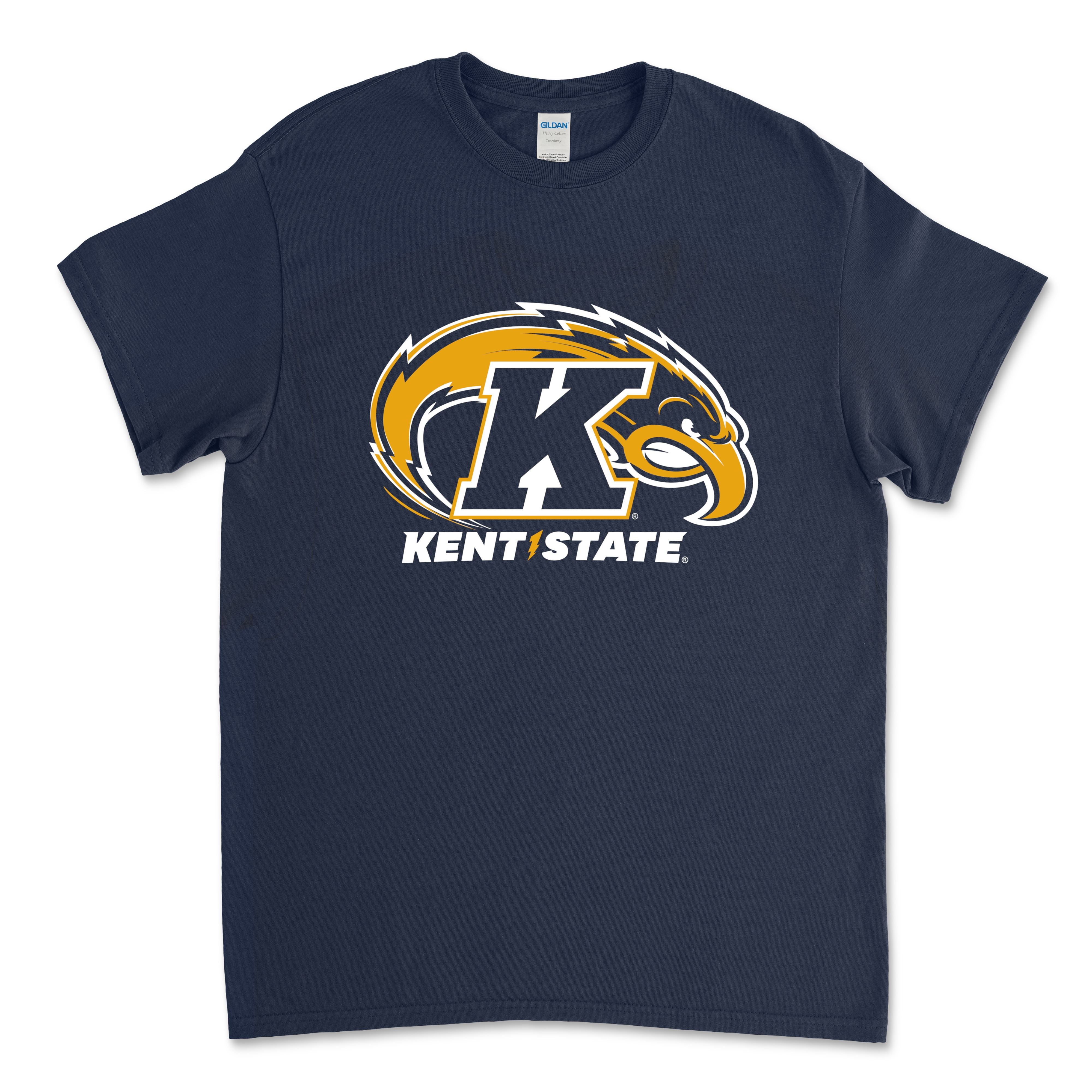 Kent State Primary Logo Tall Size T-Shirt