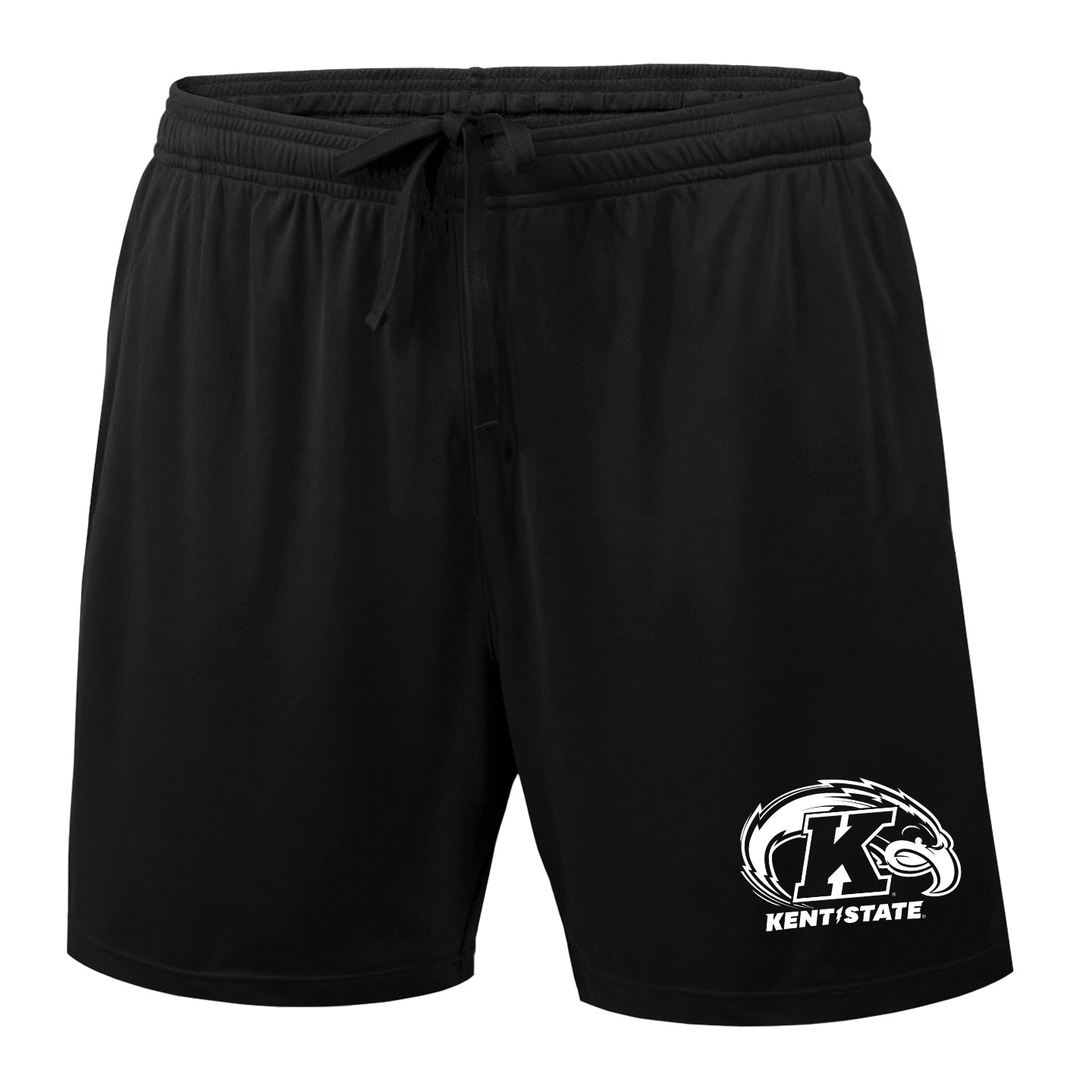 Kent State Black 5 Inch Inseam Shorts