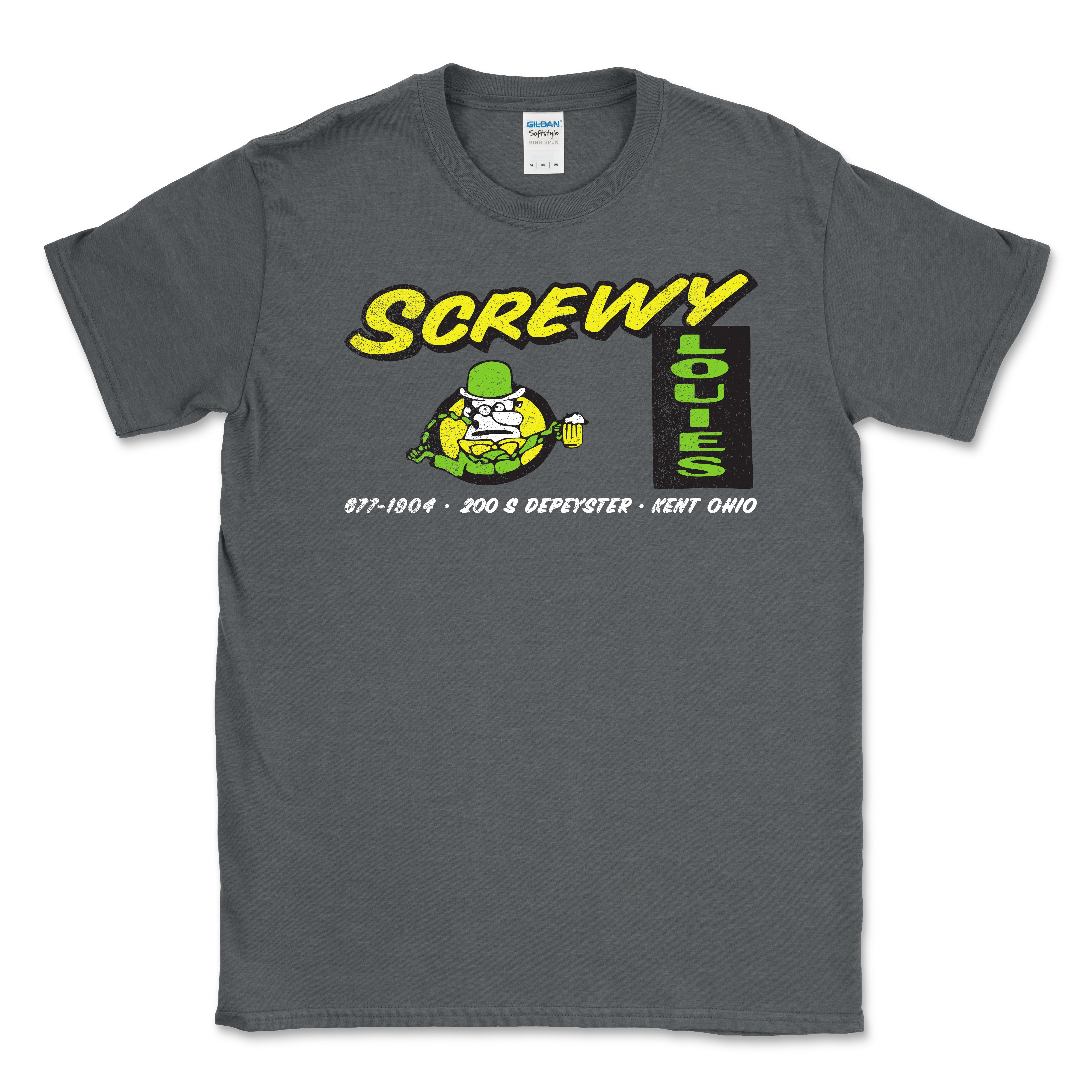 Softstyle Screwy Louies Gray T-Shirt