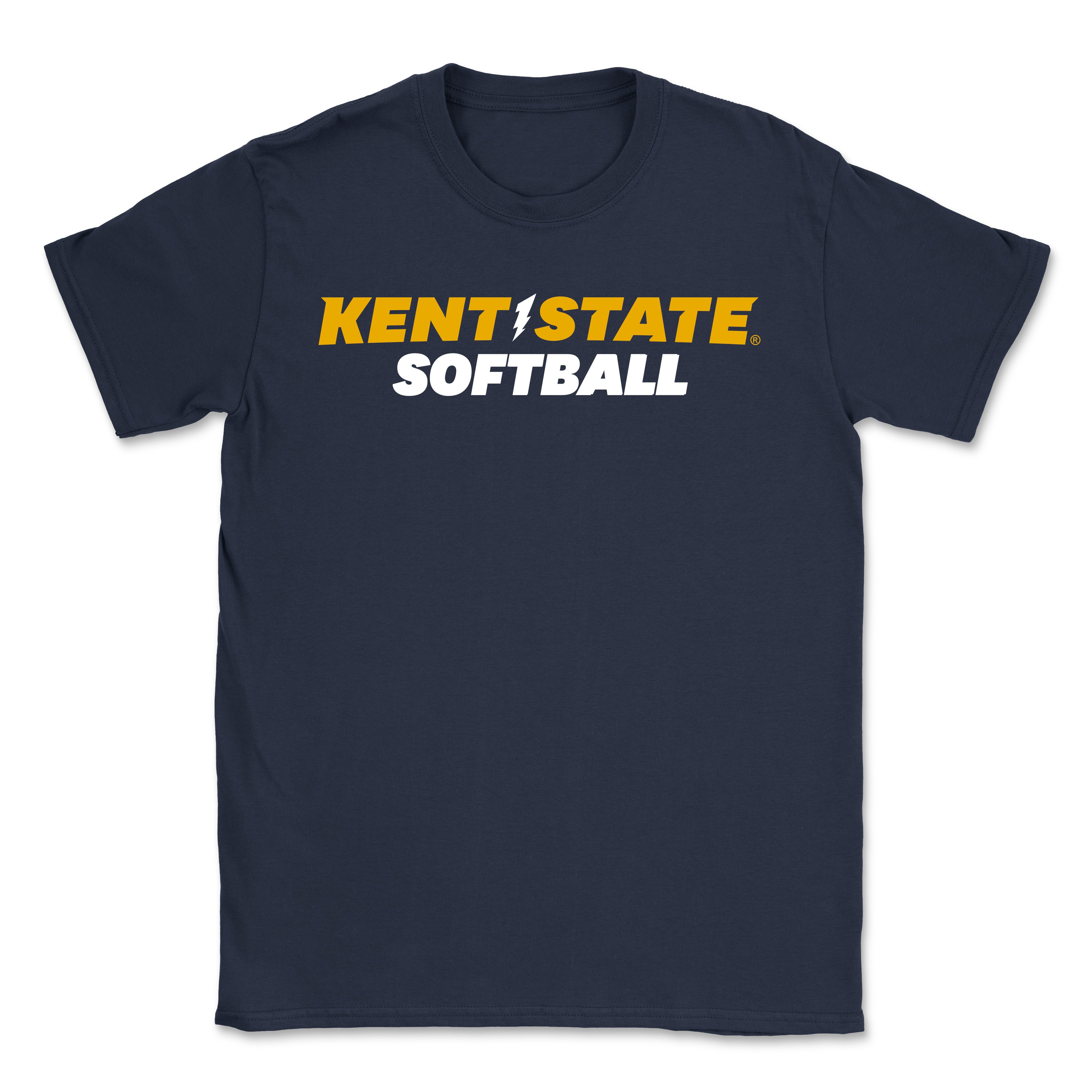 Kent State Navy Softball T-Shirt