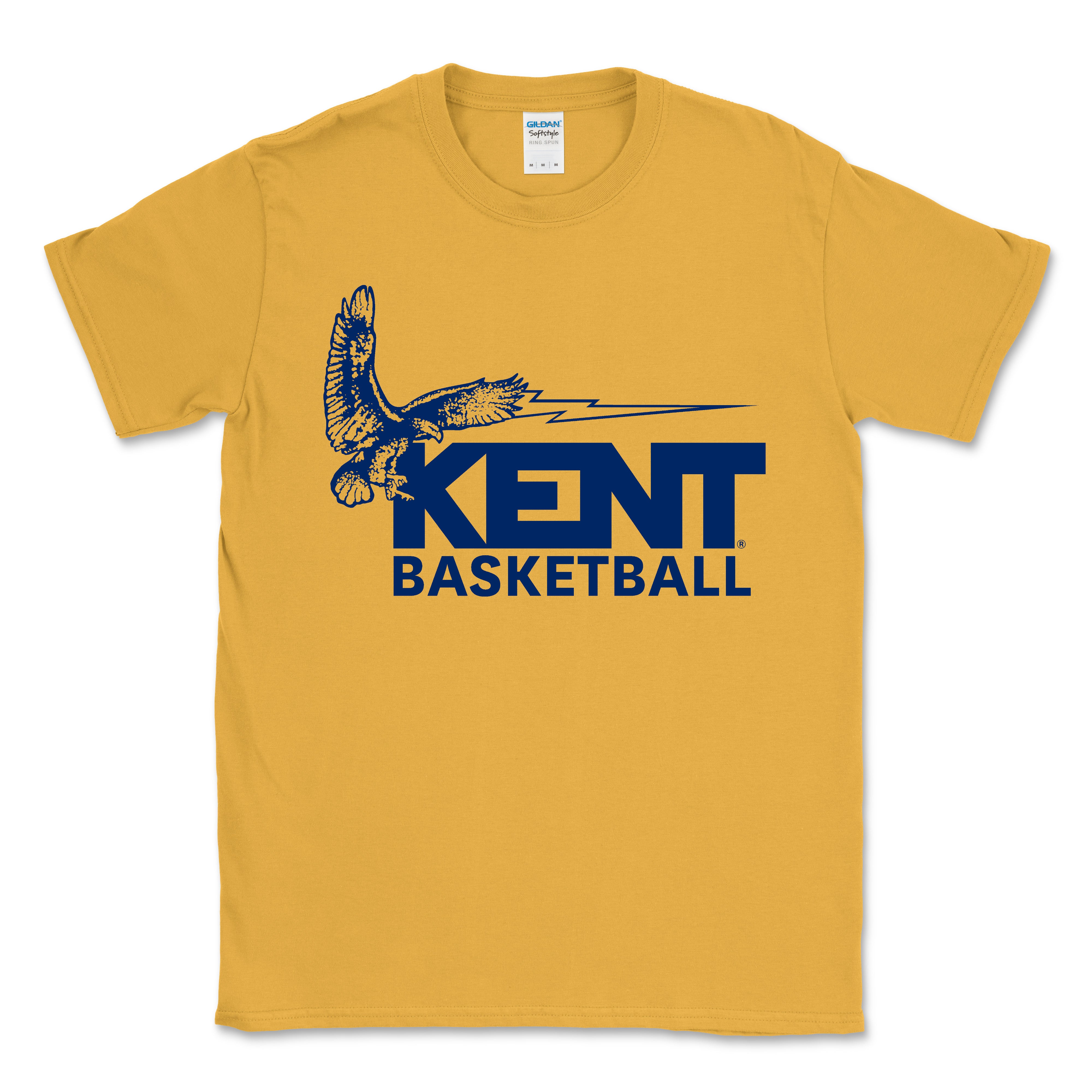 Kent State Retro Basketball Logo