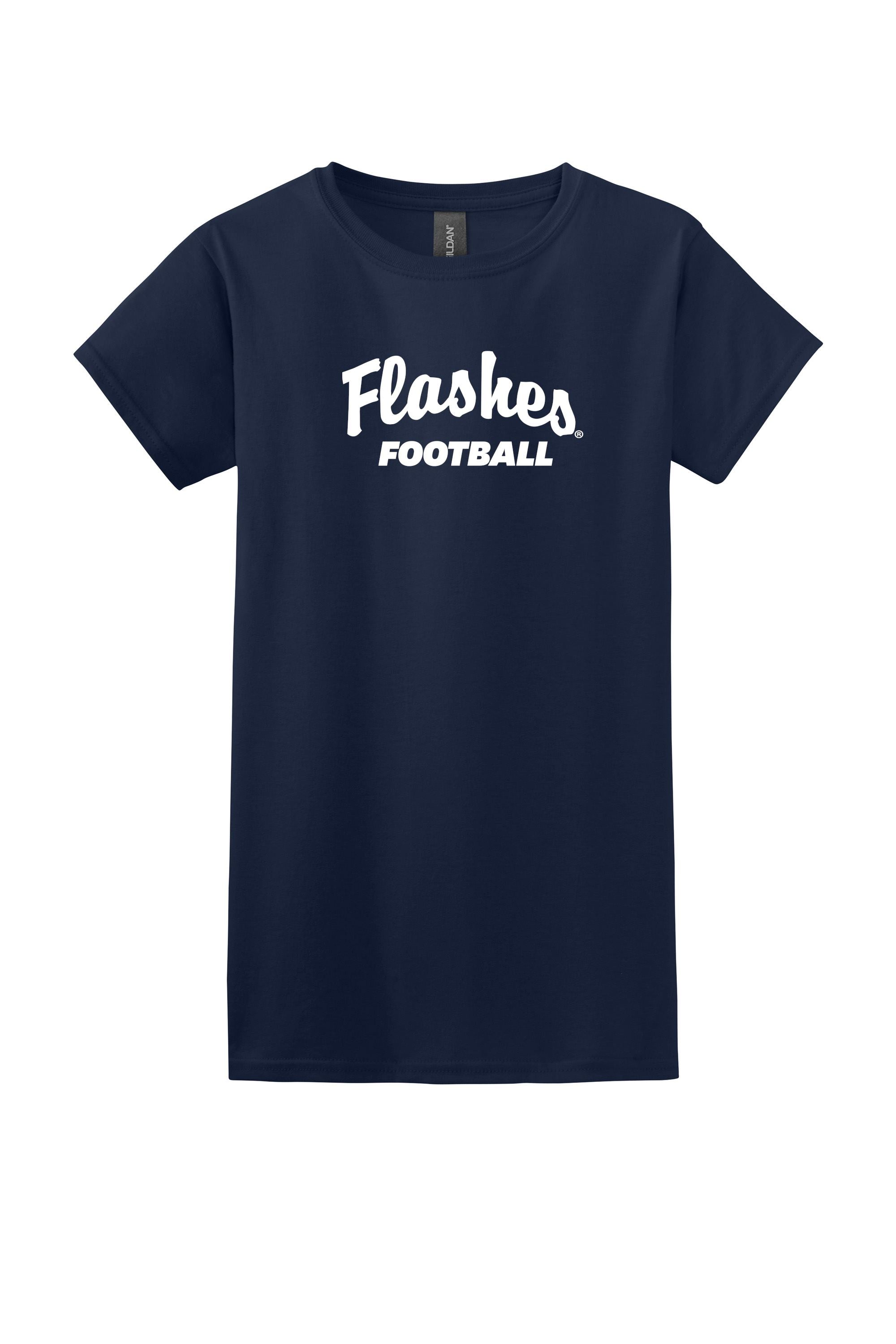 Kent State Football Flashes Script Women's T-Shirt