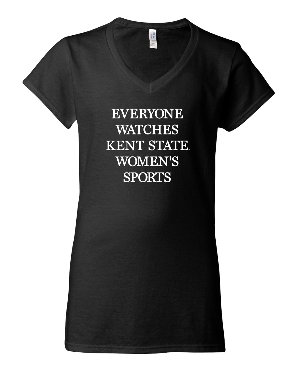 Everyone Watches Womens Sports Black Ladies V-Neck