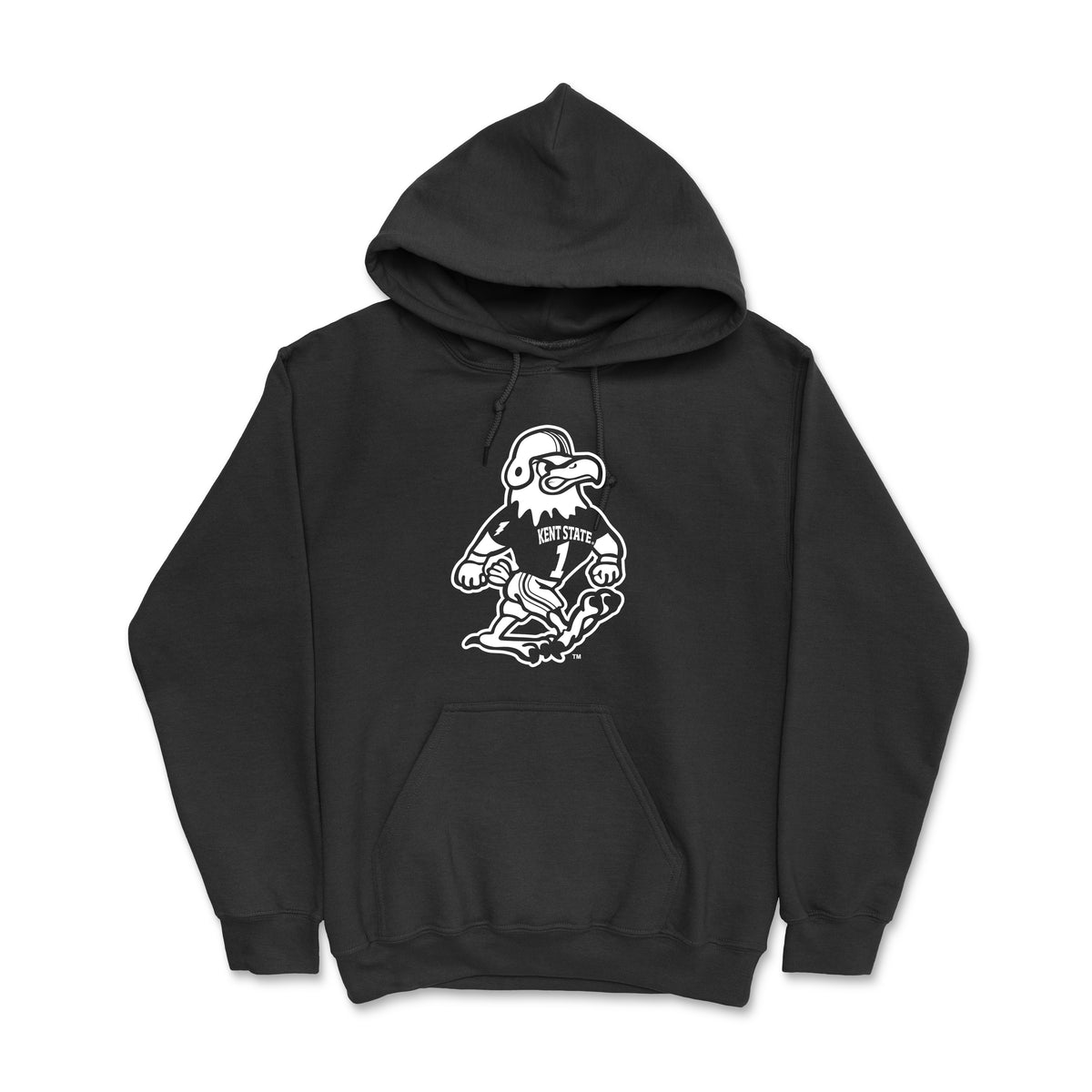 Kent State Fearless Flash Football Black Hood