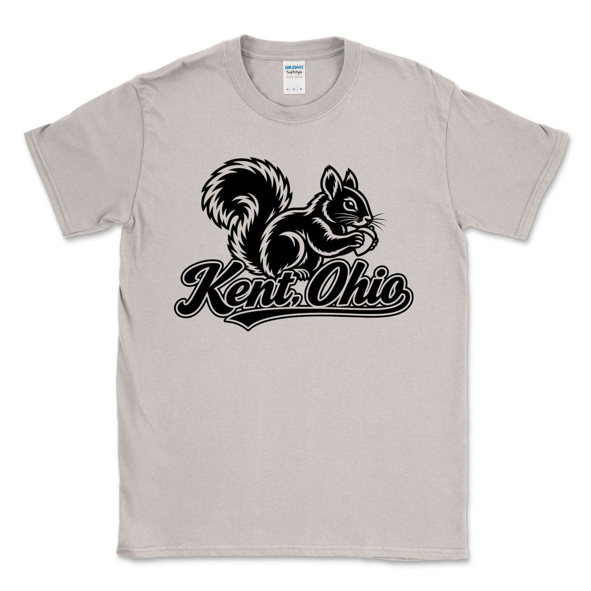 Kent, Ohio Black Squirrel With Acorn T-Shirt