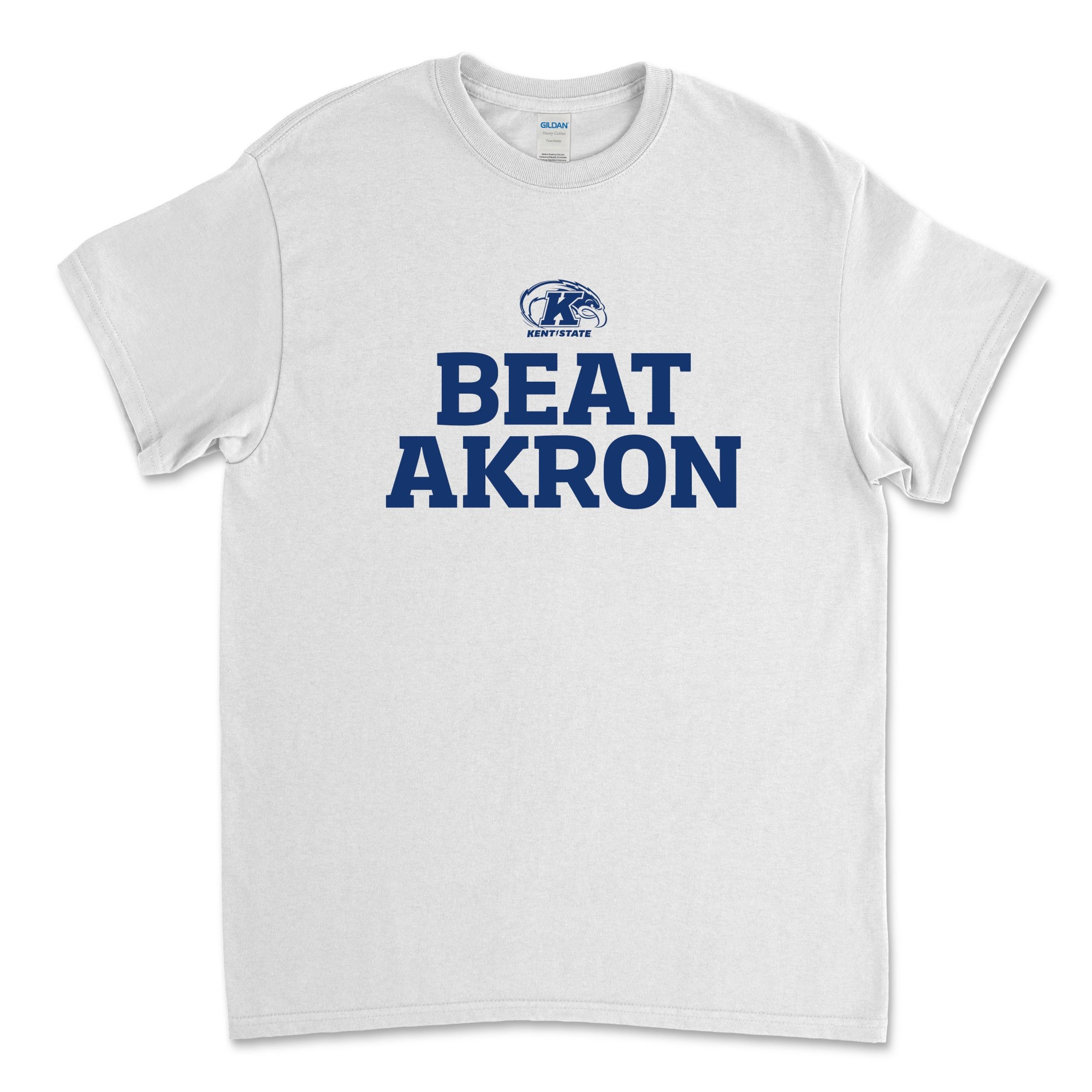 Kent State White Beat Akron T-Shirt