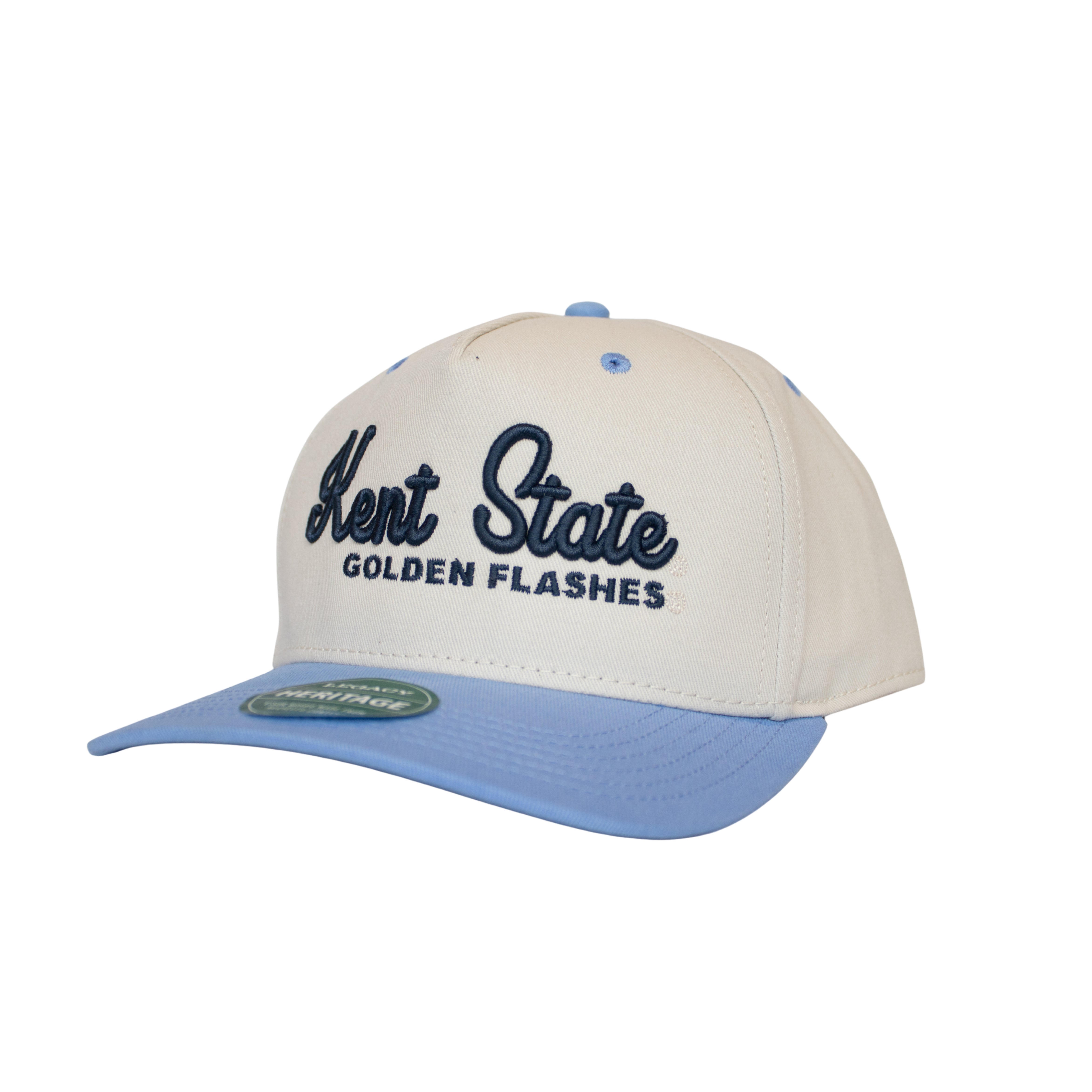 Kent State Script Stone/Power Blue HTA