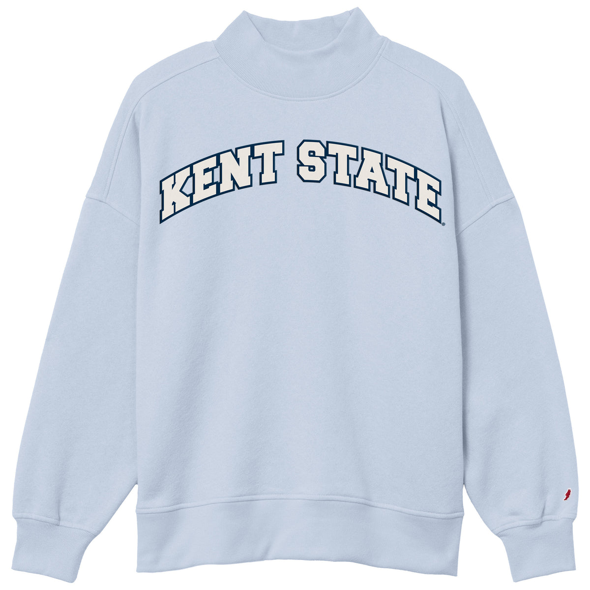 Kent State Light Blue Mockneck