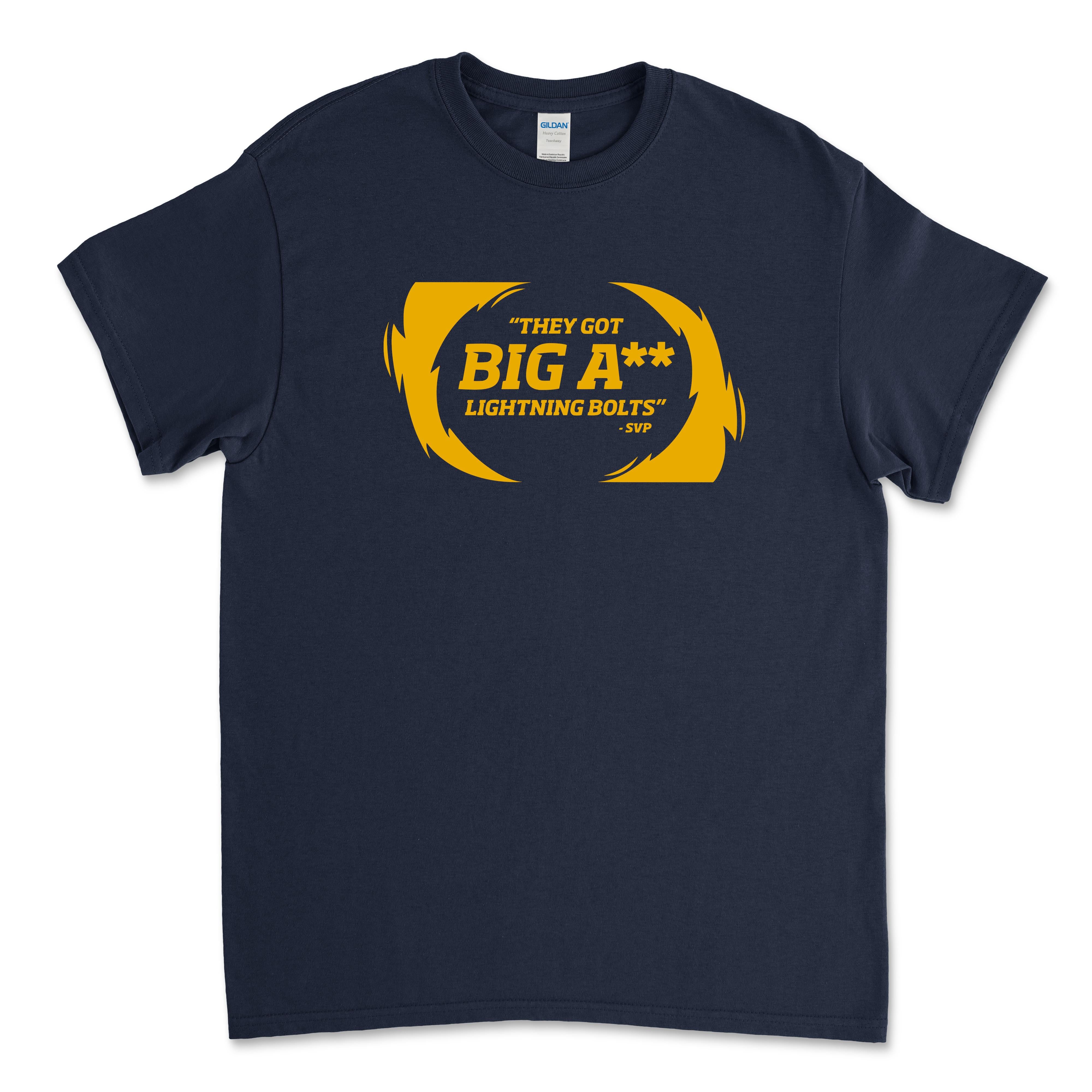Kent State Navy Big A Bolts T-Shirt