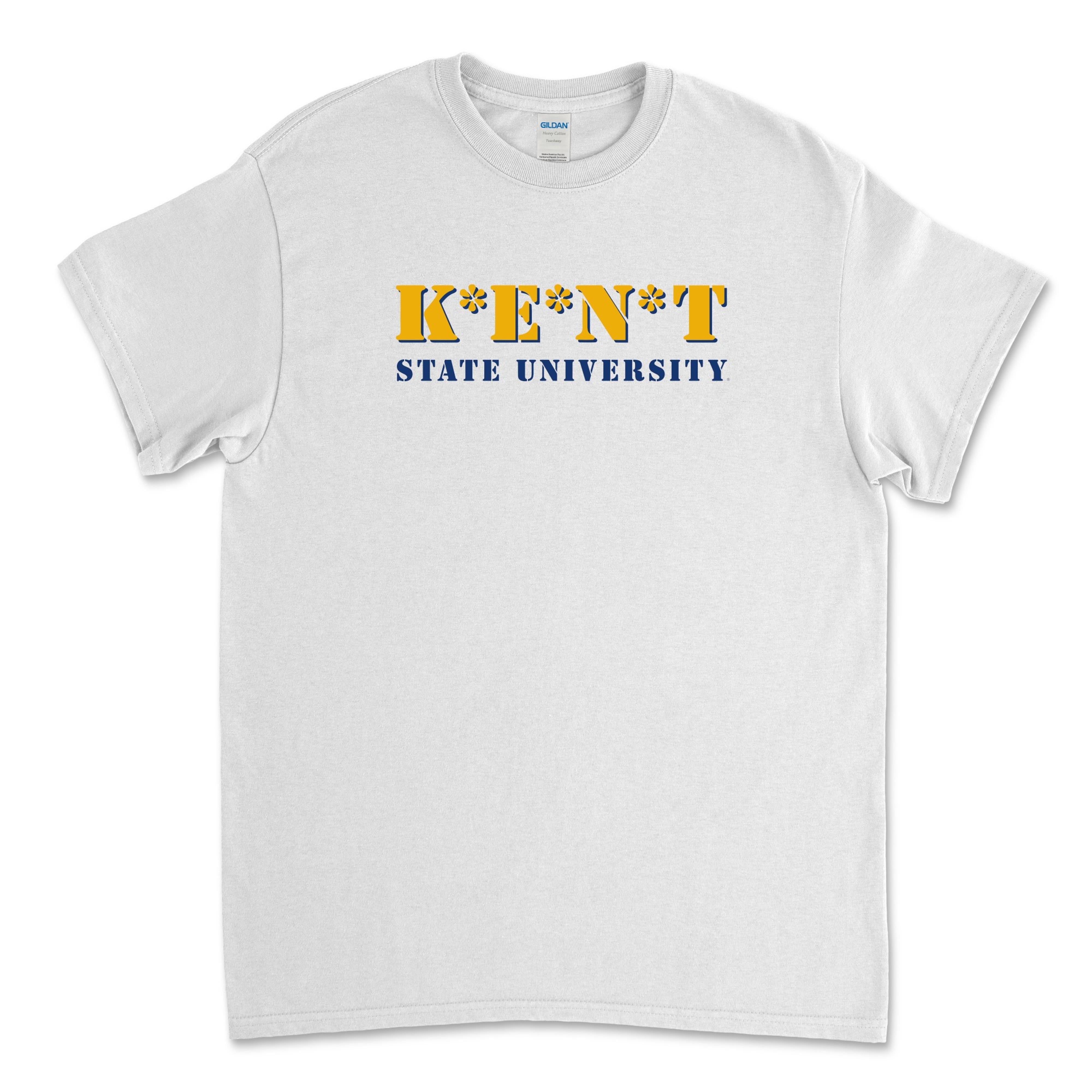 Kent State White With Asterisk T-Shirt
