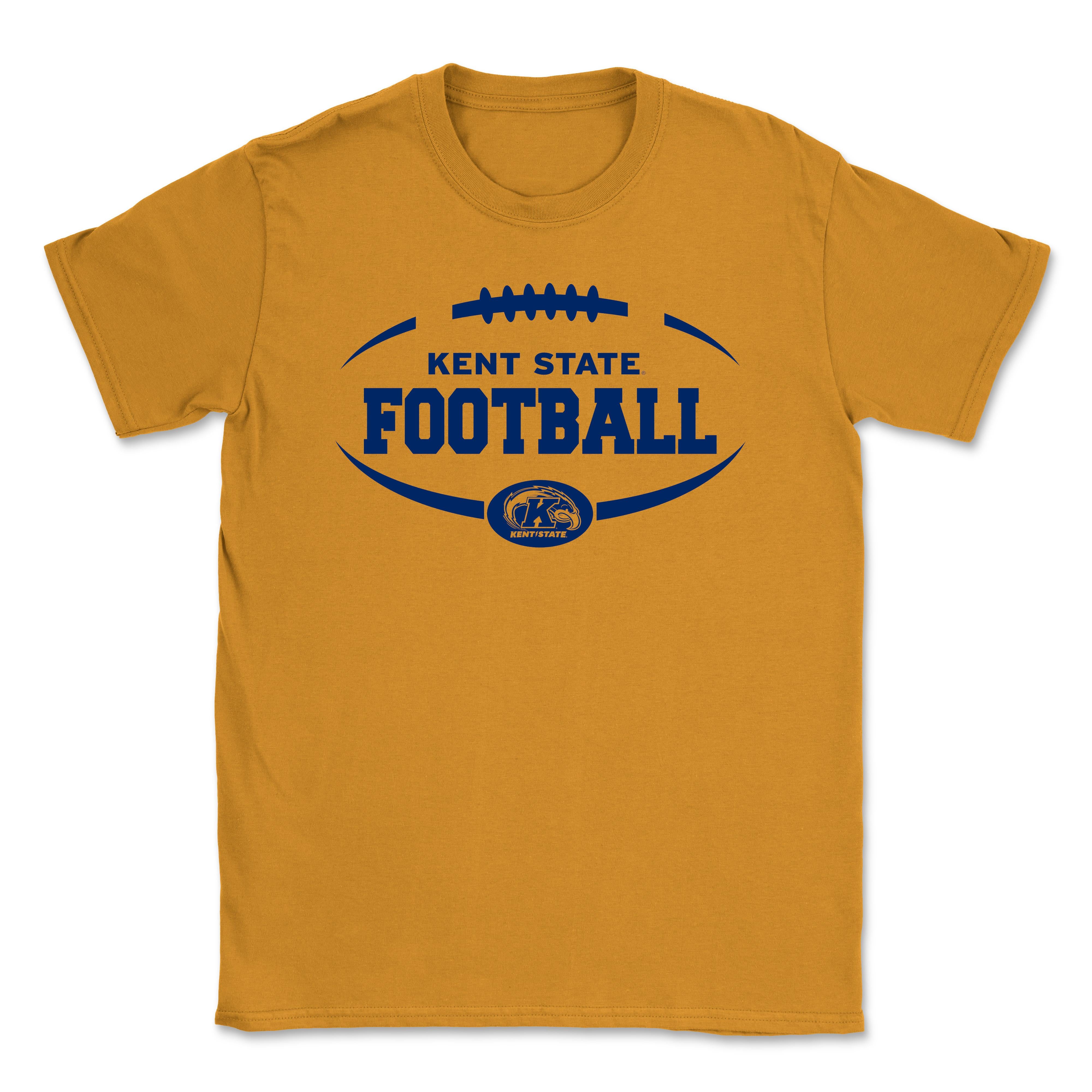 Kent State Gold Football T-Shirt