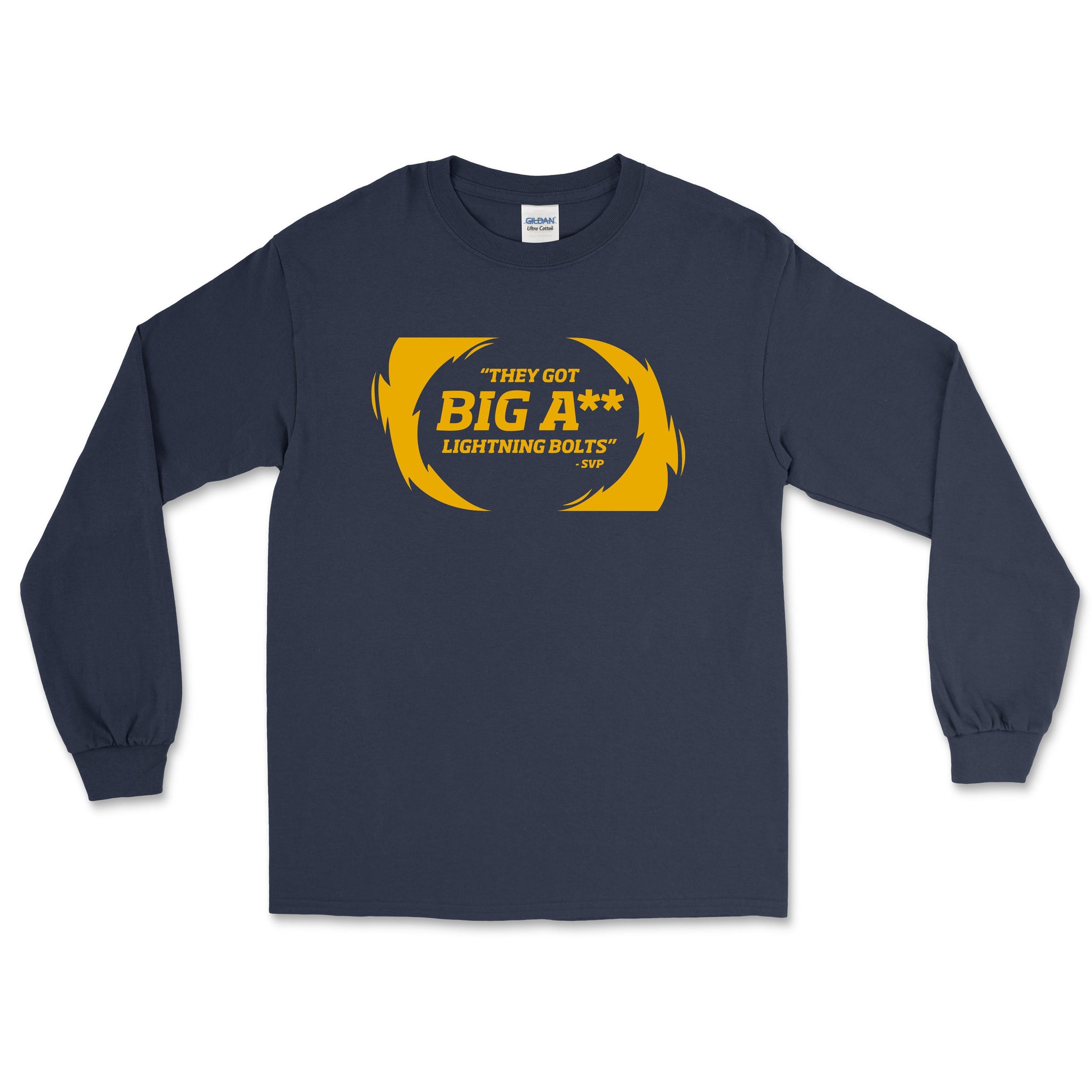 Kent State Navy Big A Bolts Long Sleeve T-Shirt