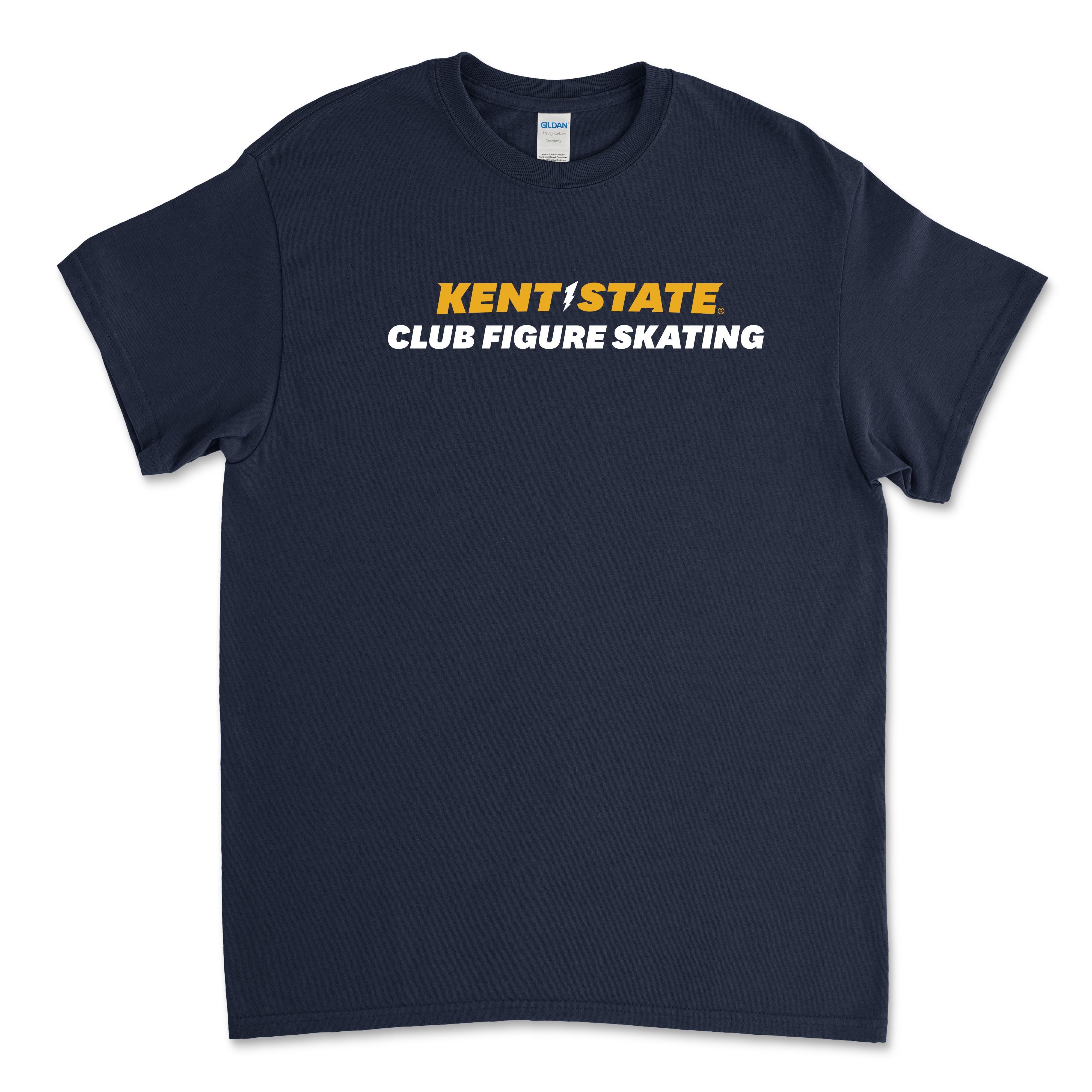 Kent State Navy Club Figure Skating  T-Shirt