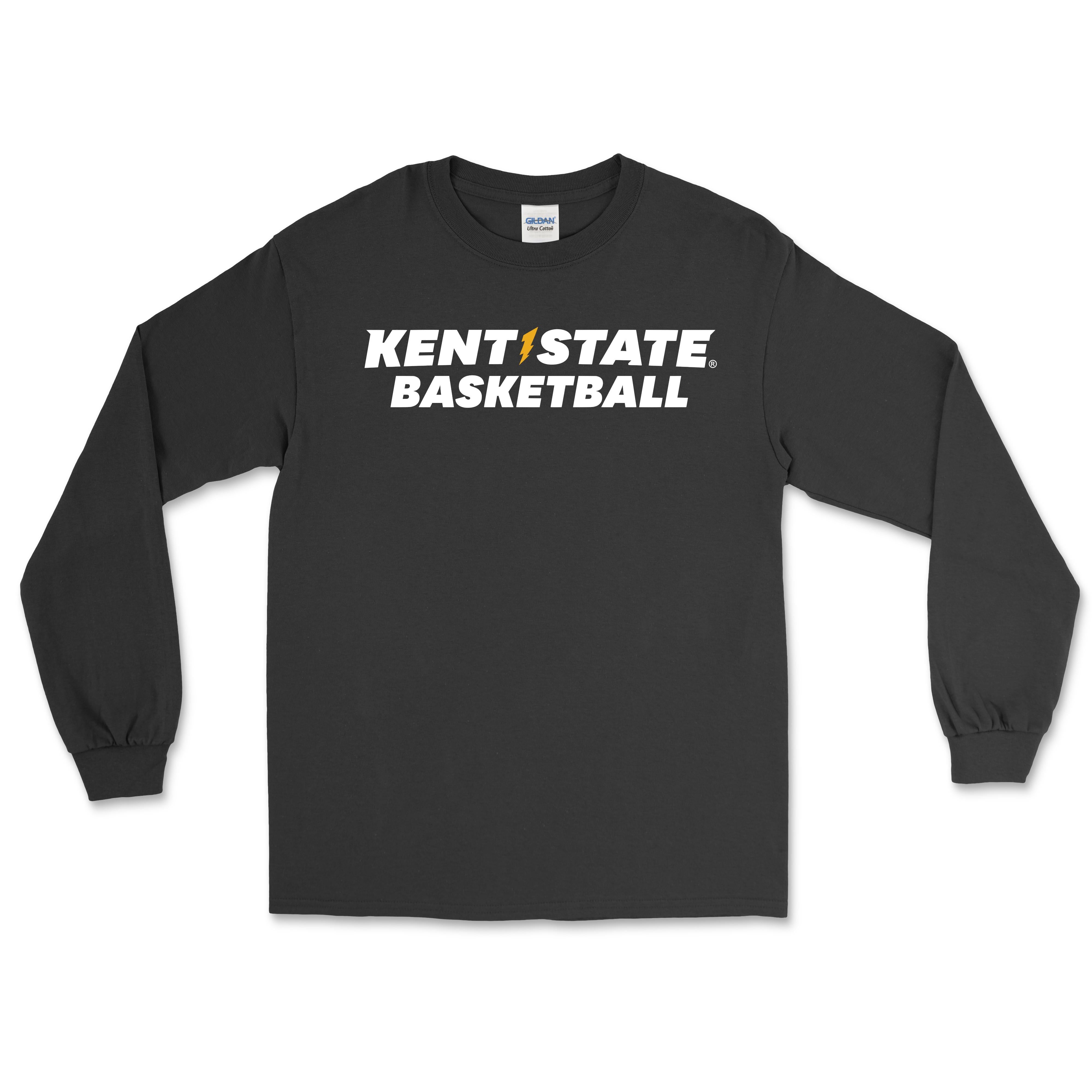 Kent State Black Basketball Long Sleeve T-Shirt