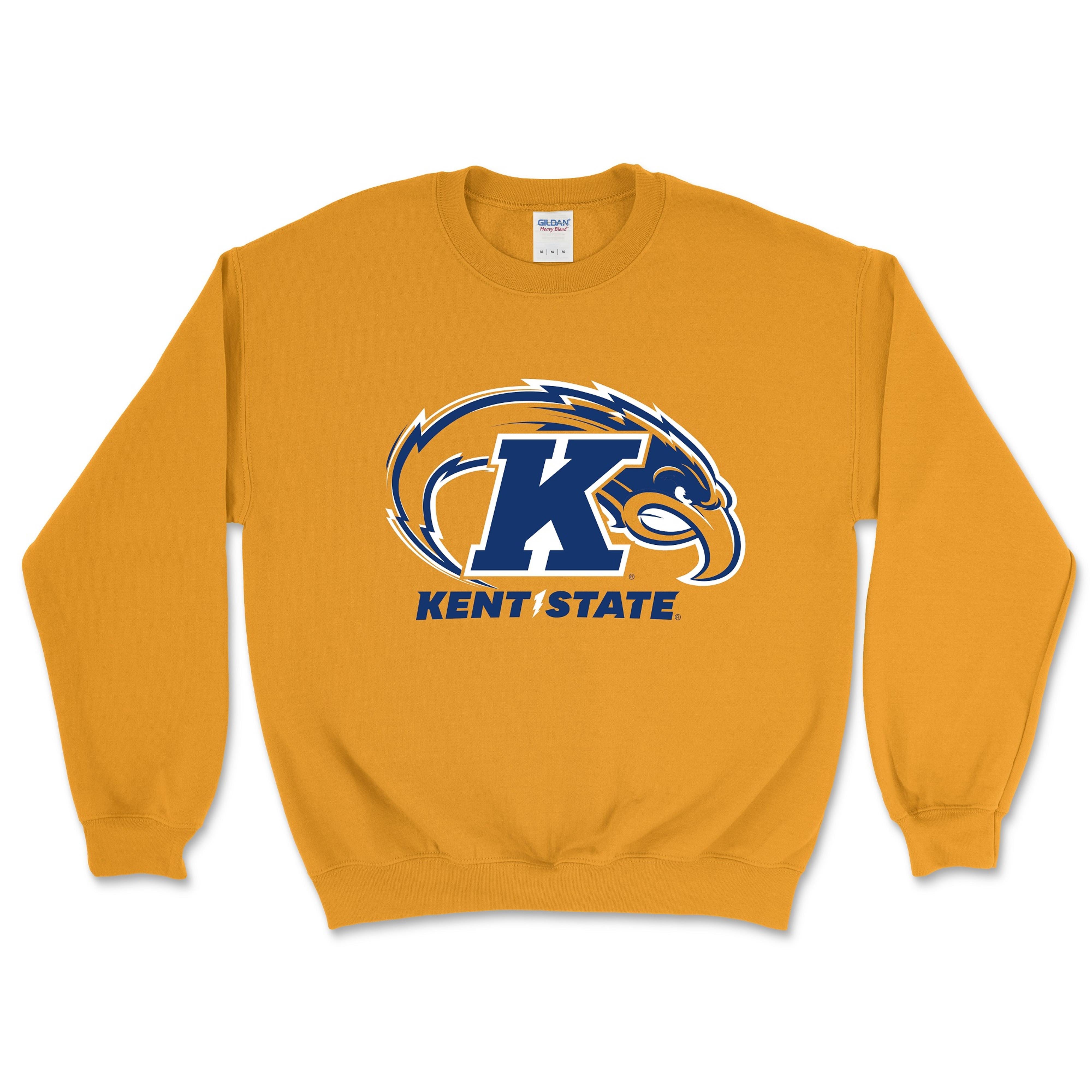 Kent State University Golden Flashes Gold Crewneck Sweatshirt