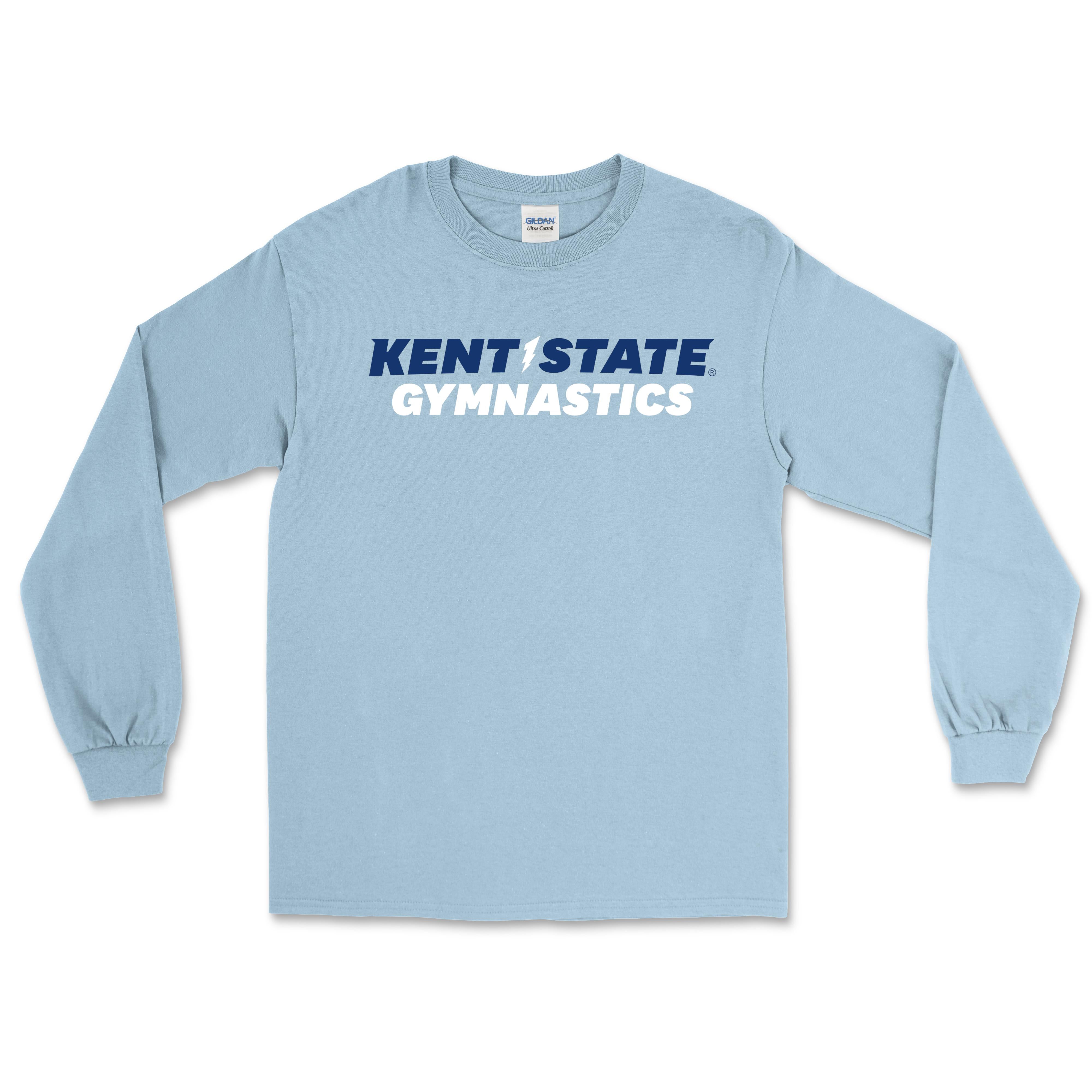 Kent State Light Blue Gymnastics Sleeve T-Shirt