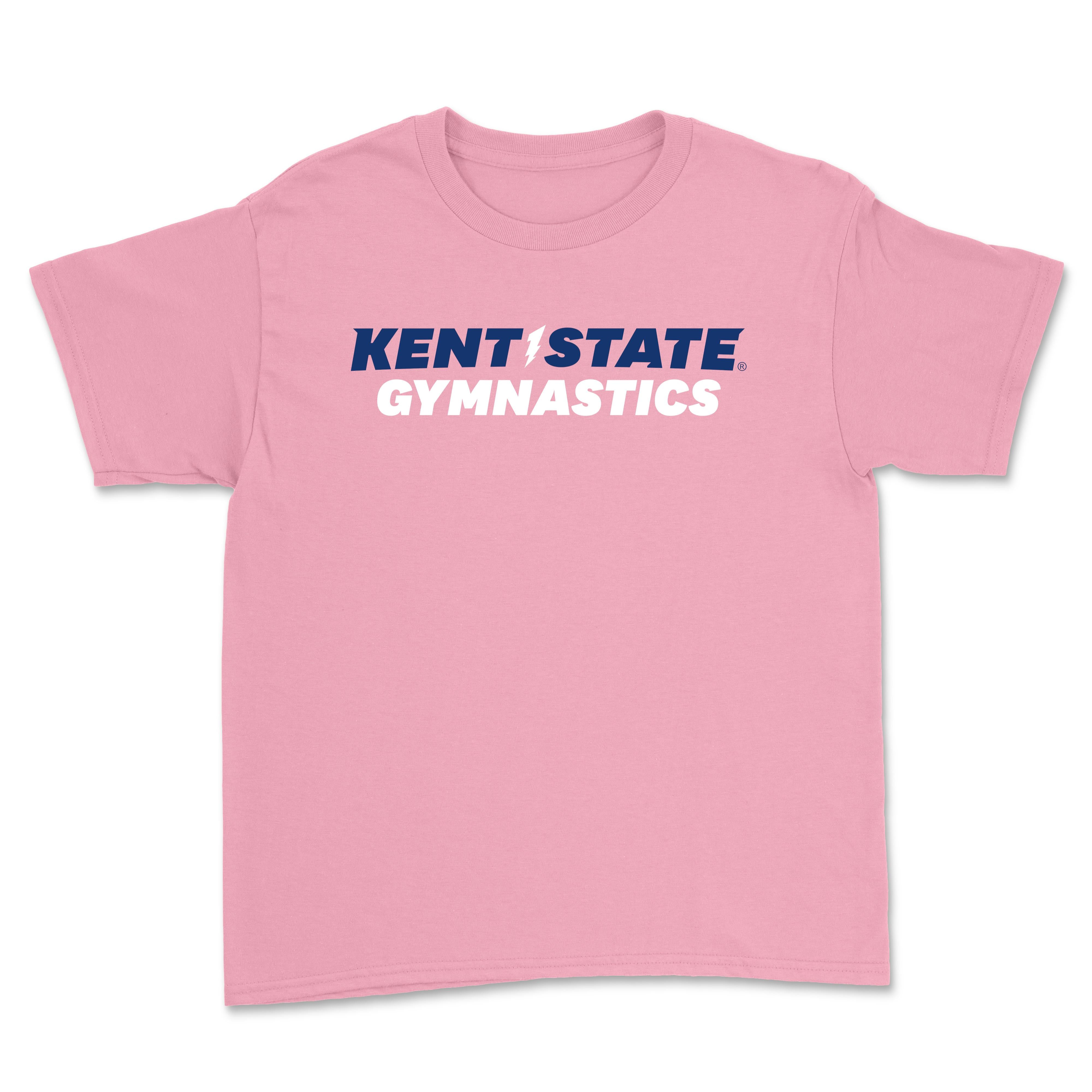 Kent State Youth Pink Gymnastics T-Shirt