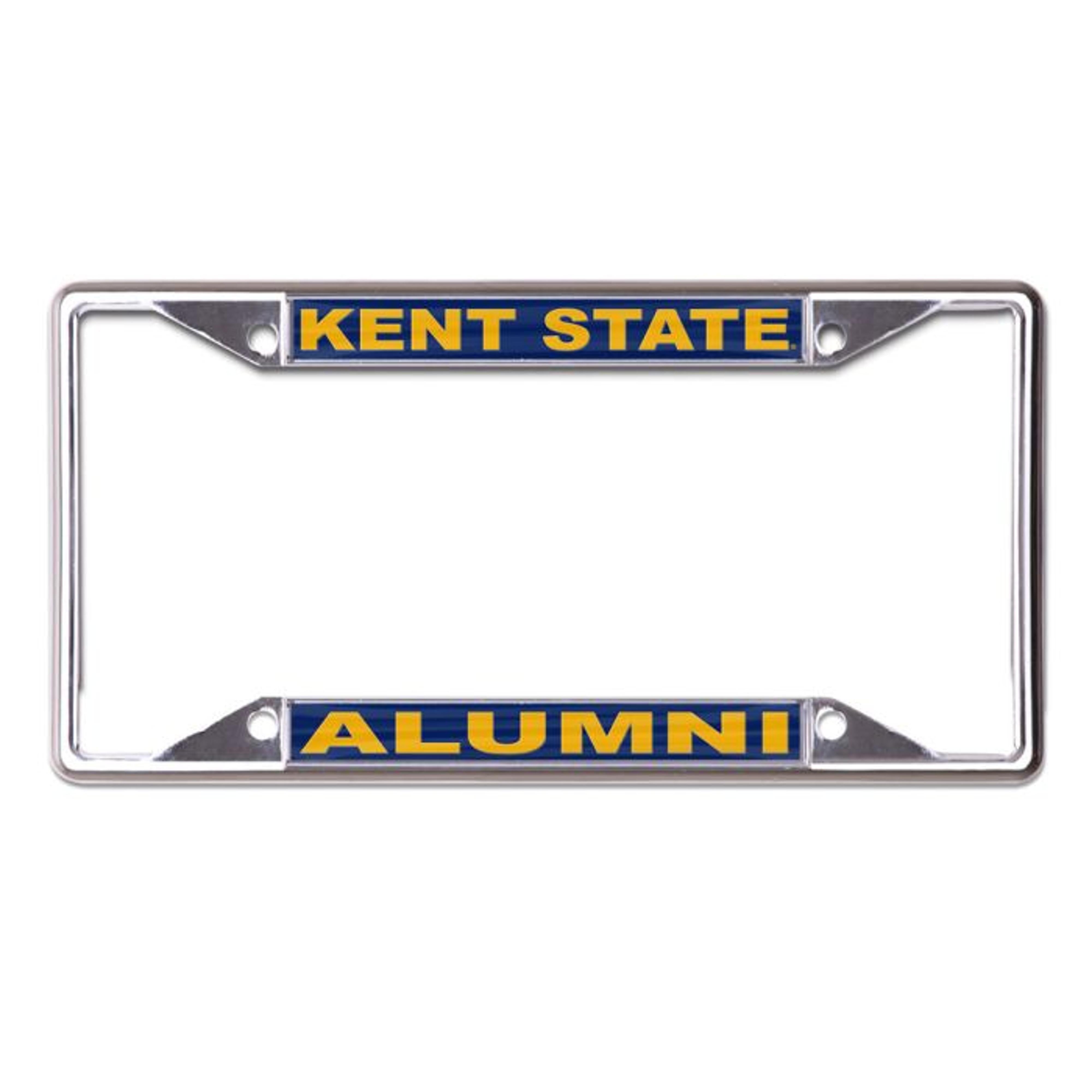 Kent State Navy Chrome Alumni License Plate