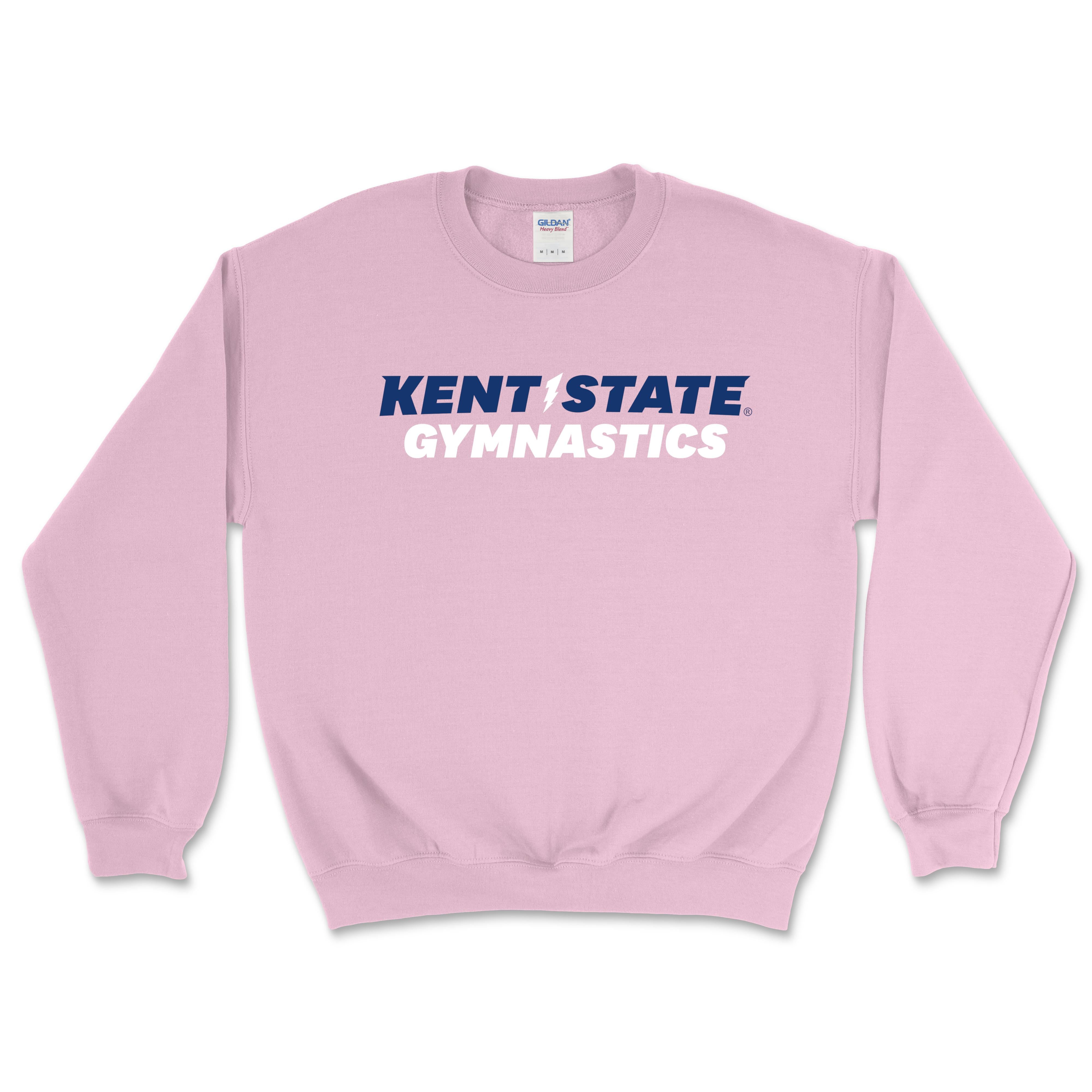 Kent State Pink Gymnastics Crewneck Sweatshirt