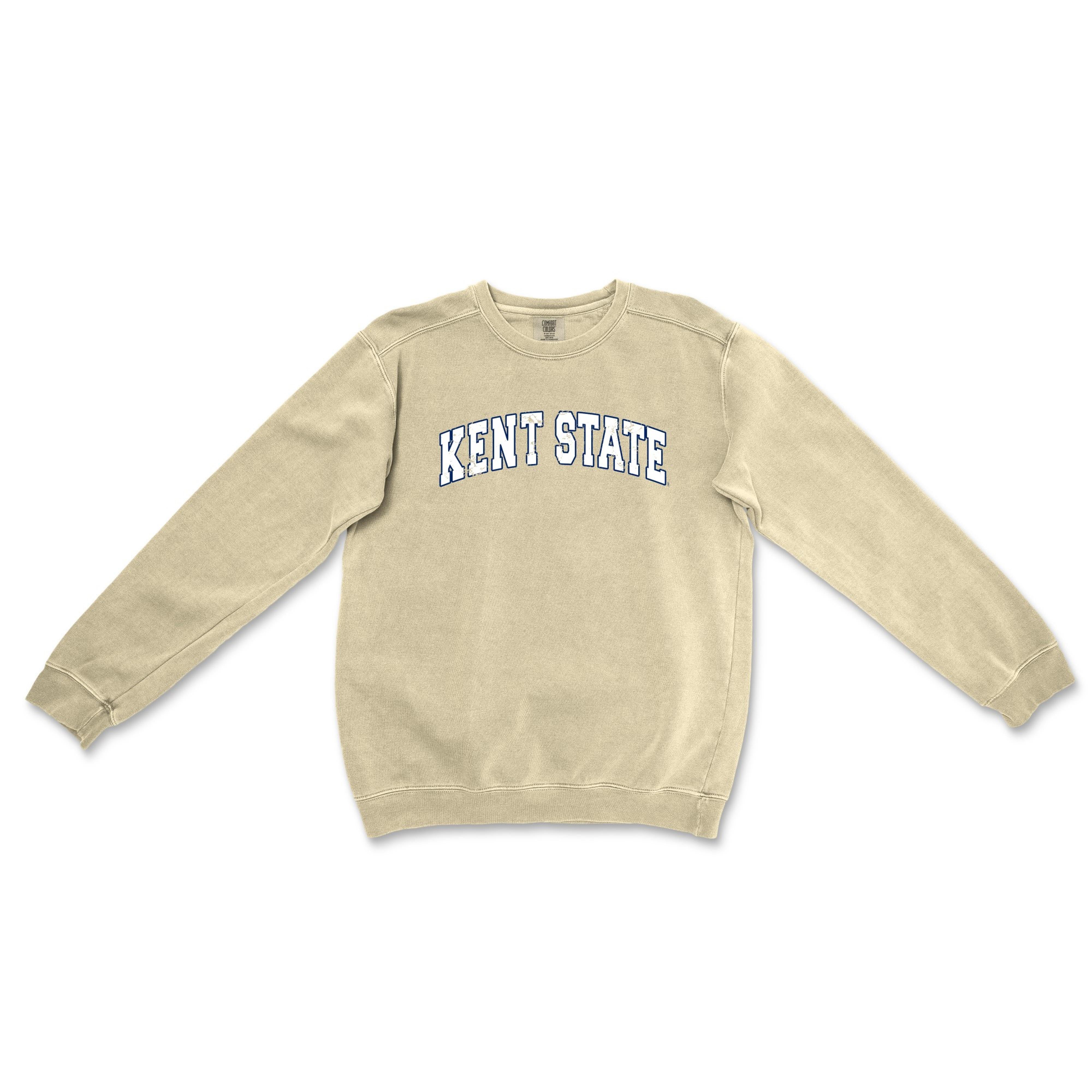 Kent State Butter Arched Crewneck Sweatshirt